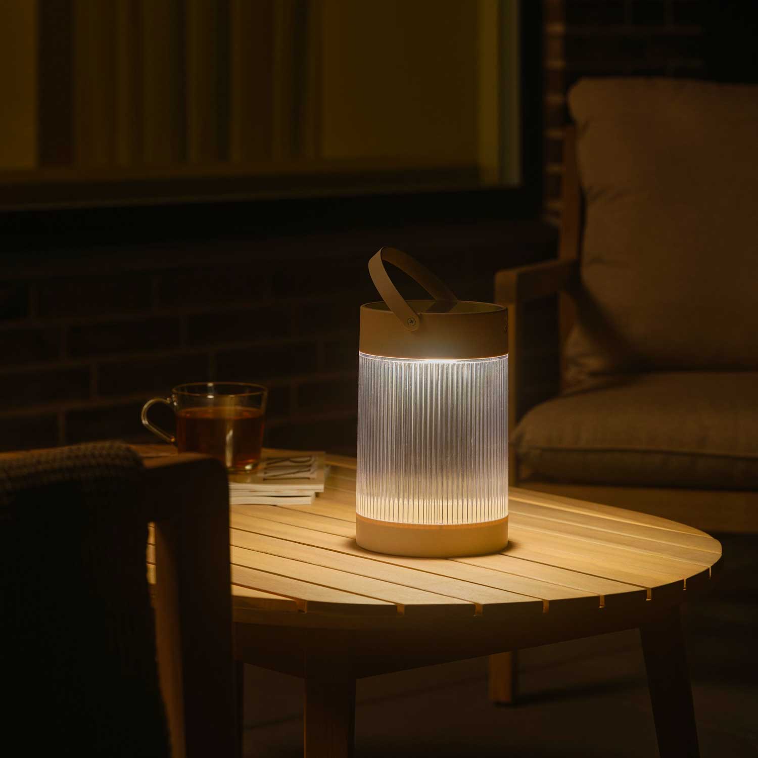 Coupar - Lámpara nómada LED solar para mesa exterior