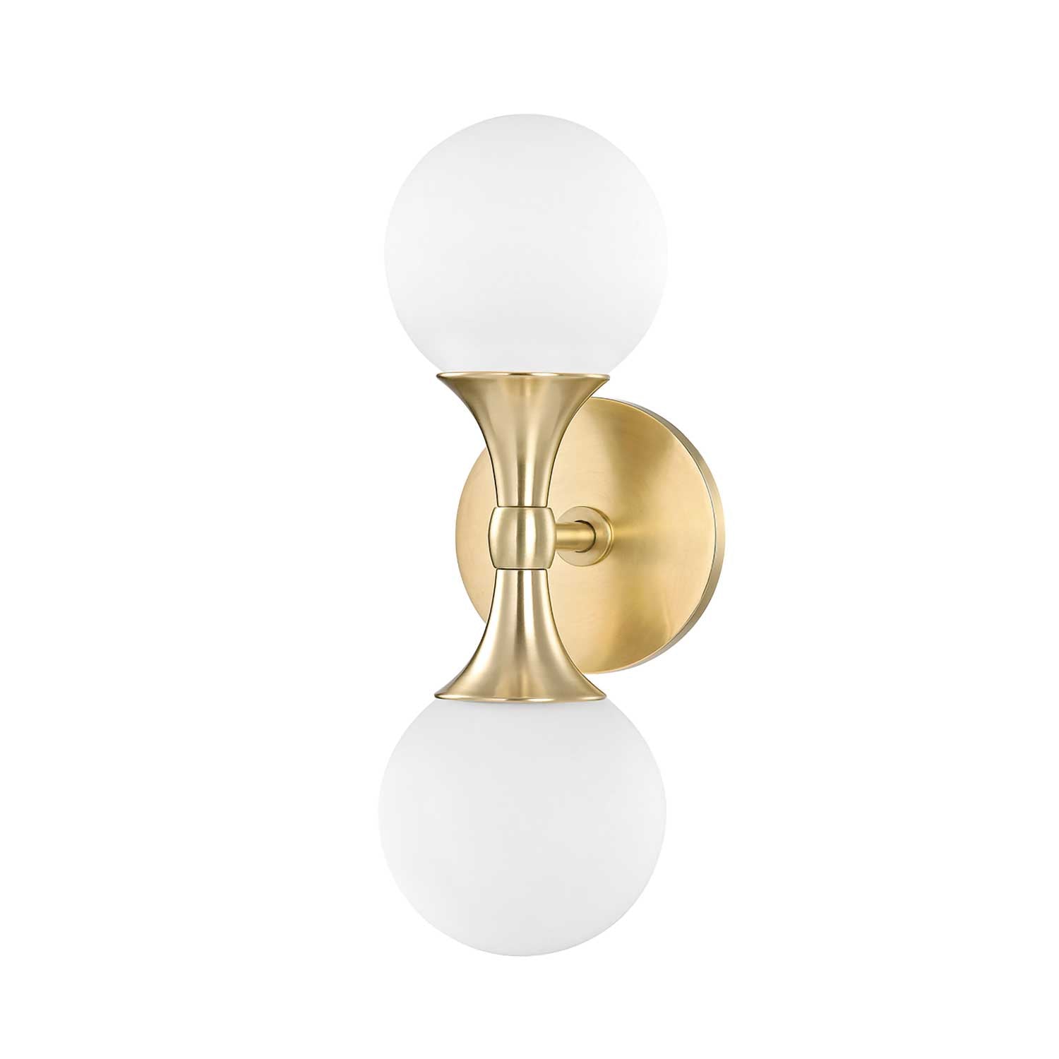 Astoria - Designer gold glass ball wall light