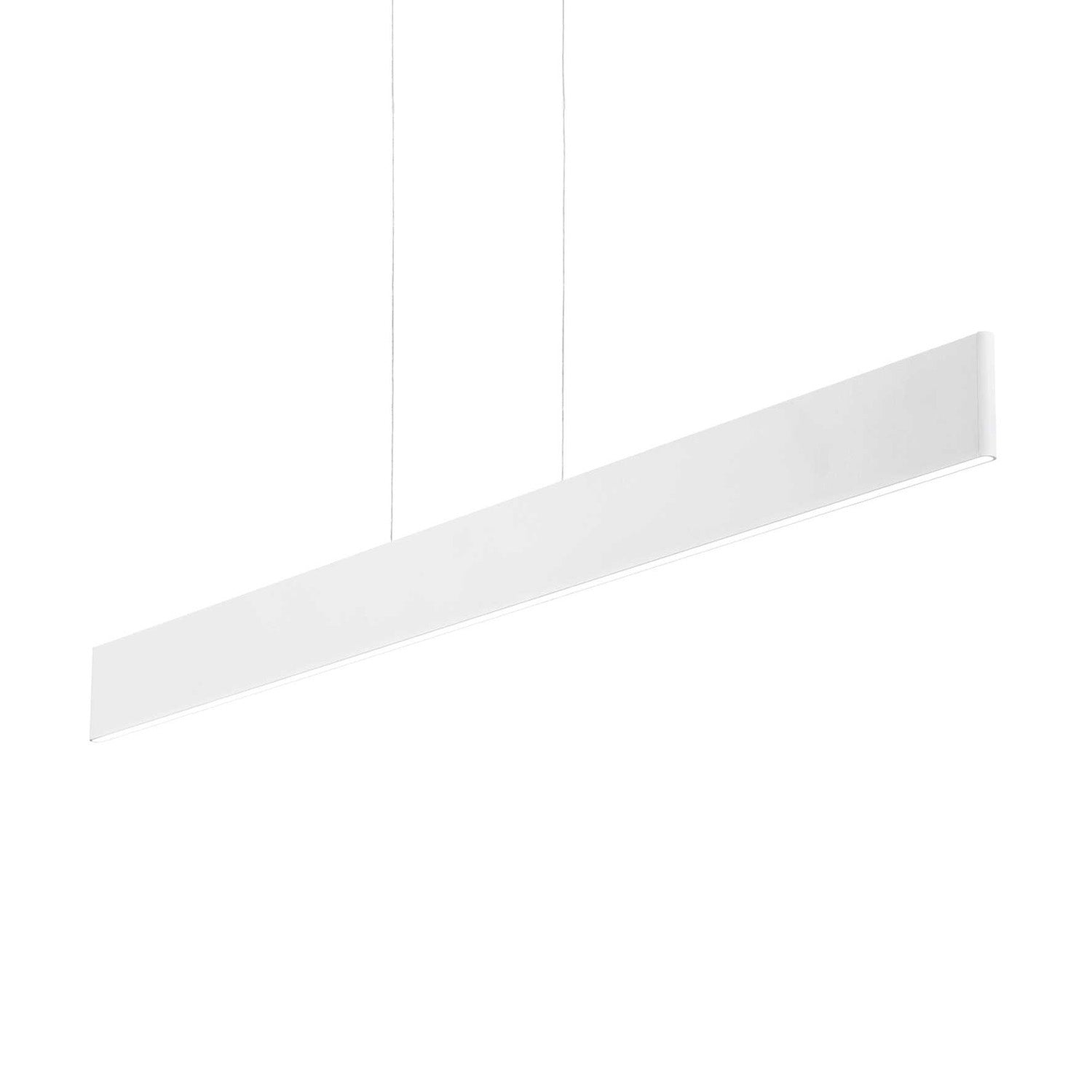 DESK - Black or white linear integrated LED pendant light