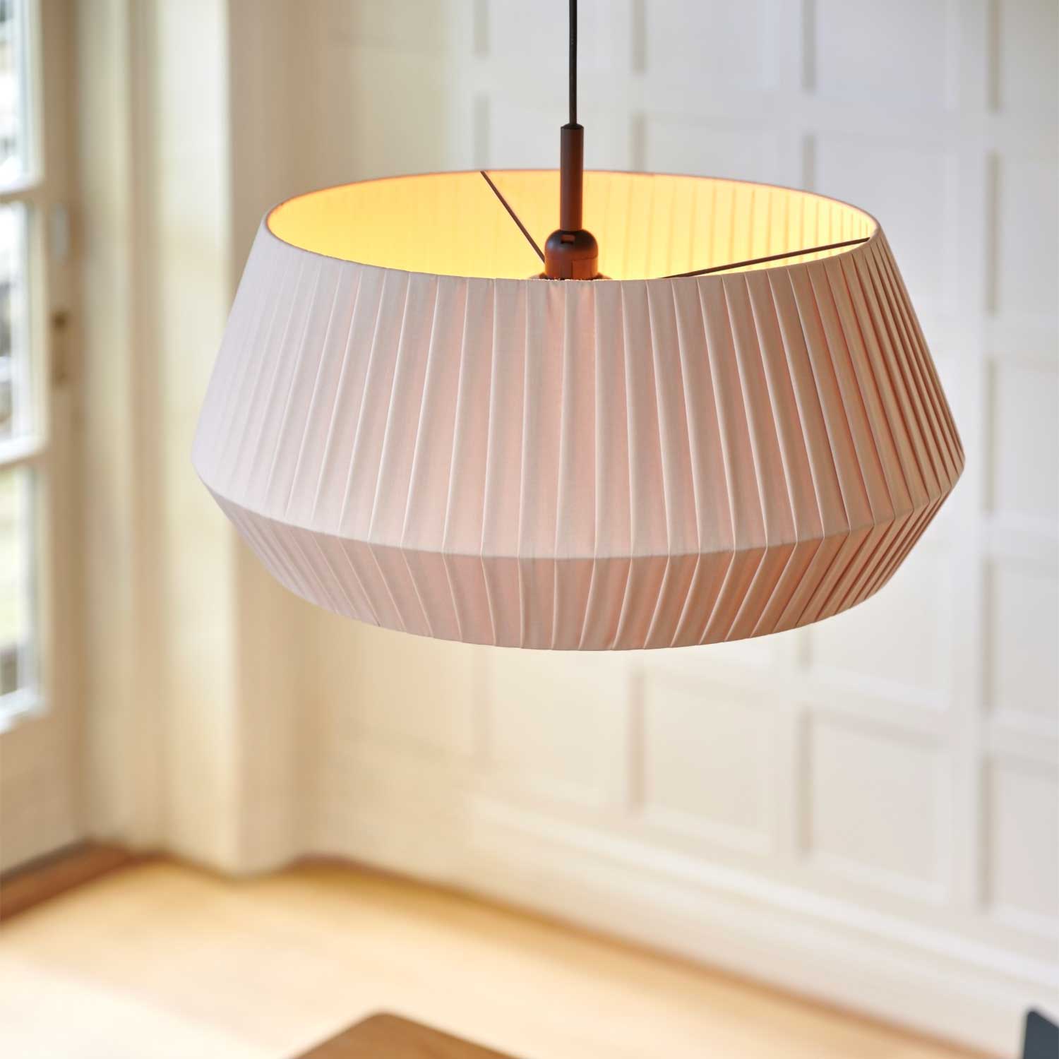 Dicte - Suspension tissu design contemporain pour salon