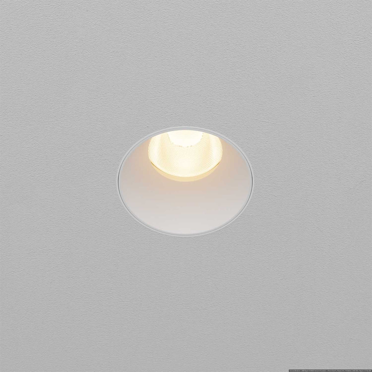 Dip - Spot LED encastré sans bord à enduire en aluminium