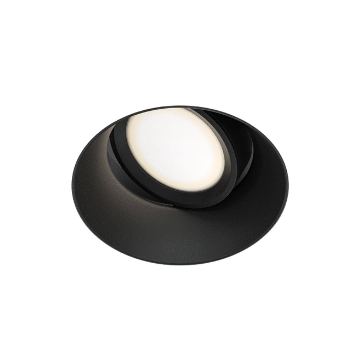 DOT - Invisible adjustable round recessed spotlight without collar