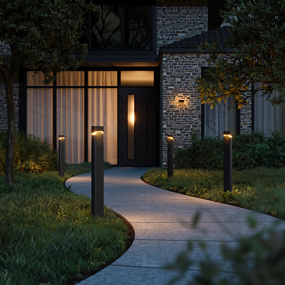 Dusk - Borne extérieure LED en aluminium