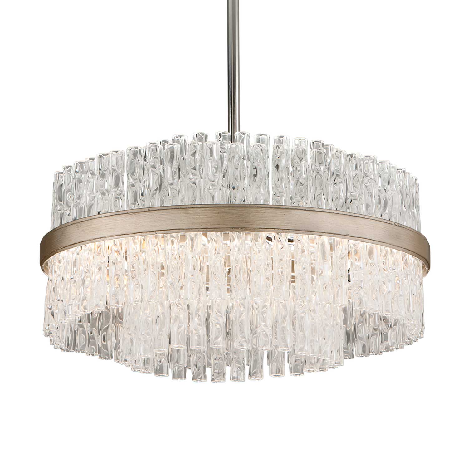 Chime - XXL crystal tassel chandelier for luxury living room