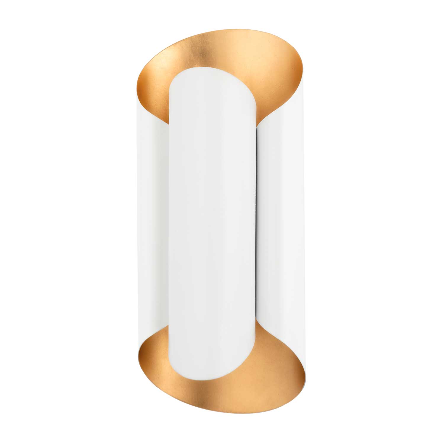 Banks - Modern black or white and gold wall light