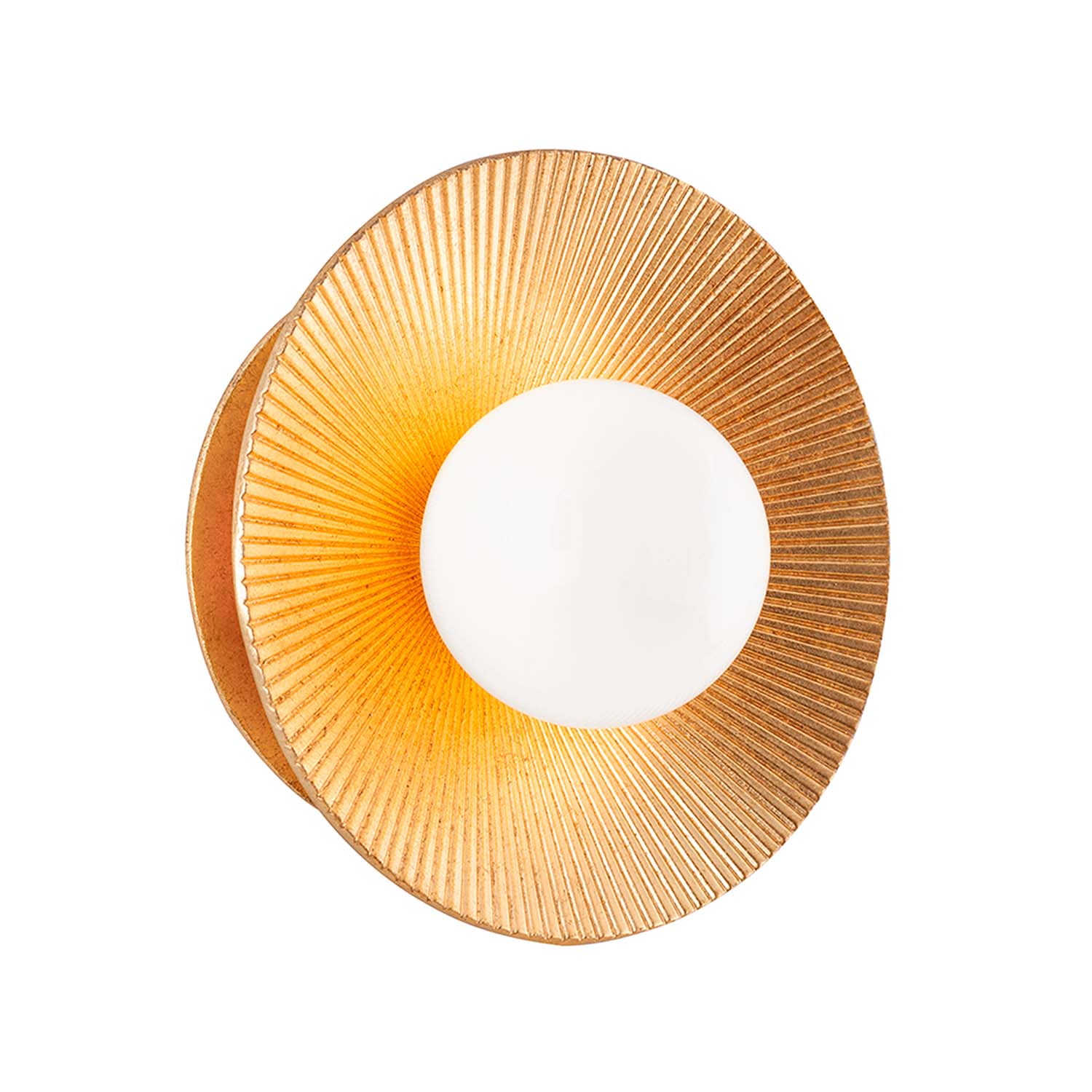 EMERALD - Chic and designer golden brass wall light