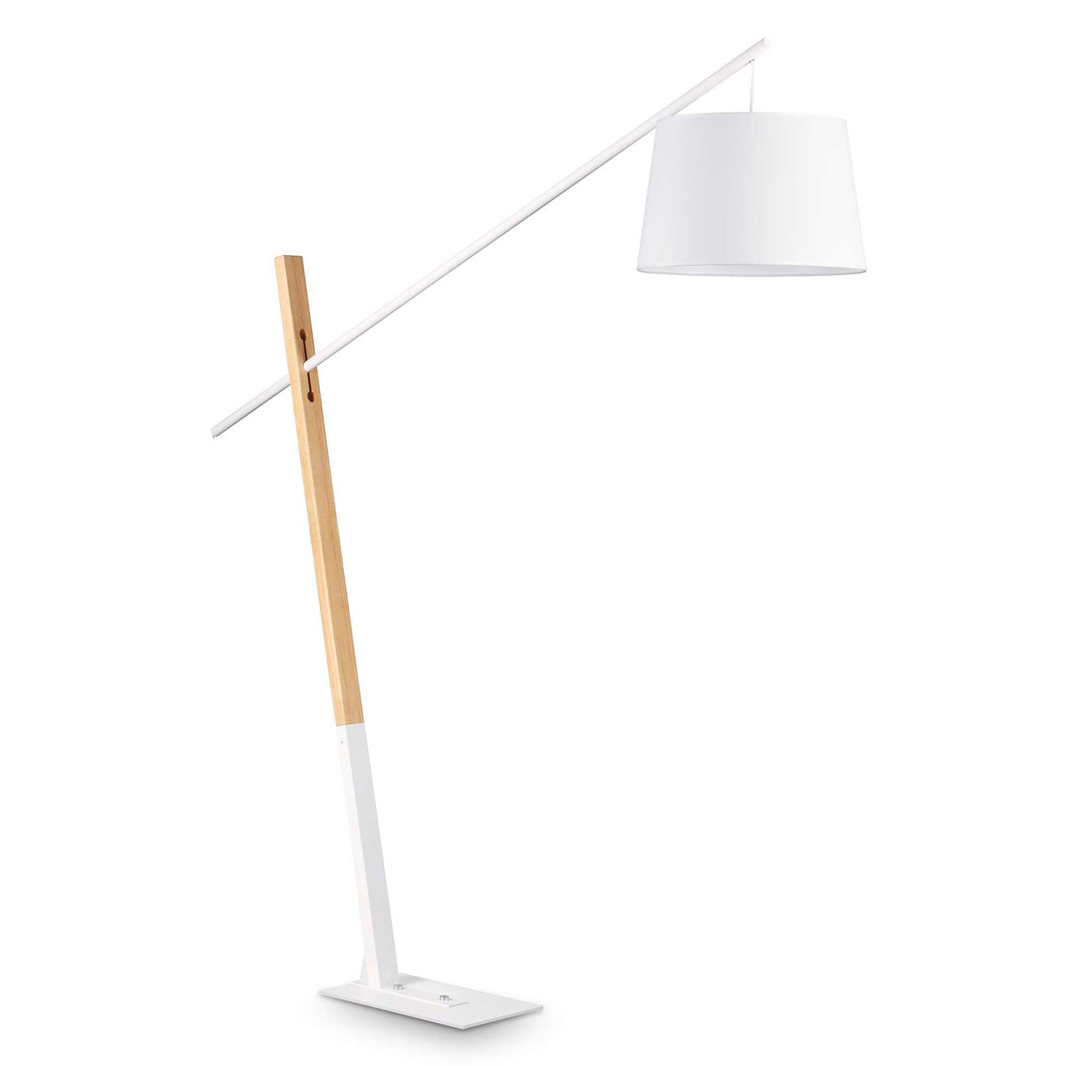 EMINENT - Modern tilting wooden floor lamp