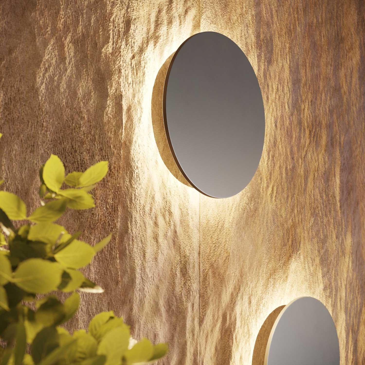 Epi - Applique murale LED ronde en acier minimaliste