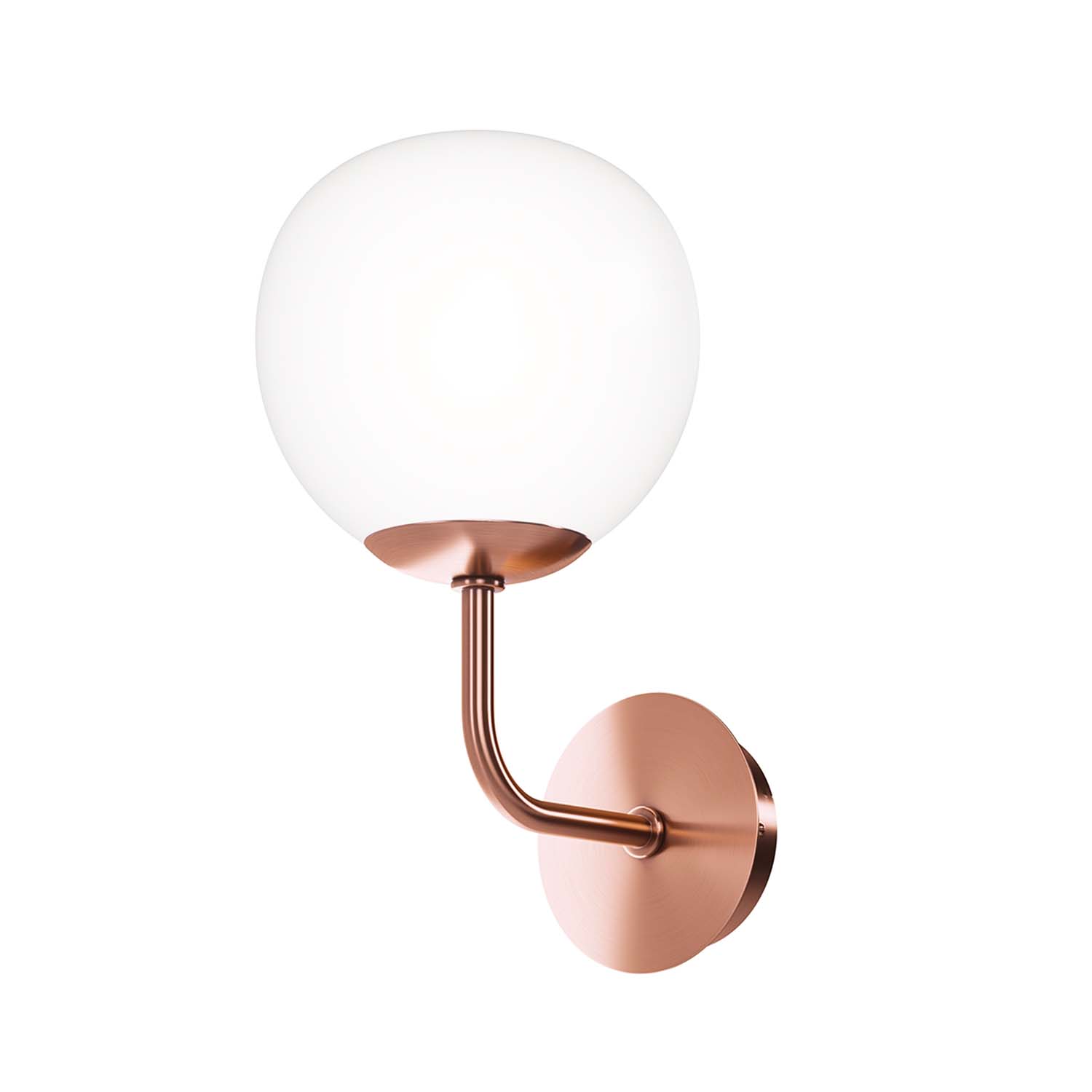 ERICH - Vintage wall light with glass ball
