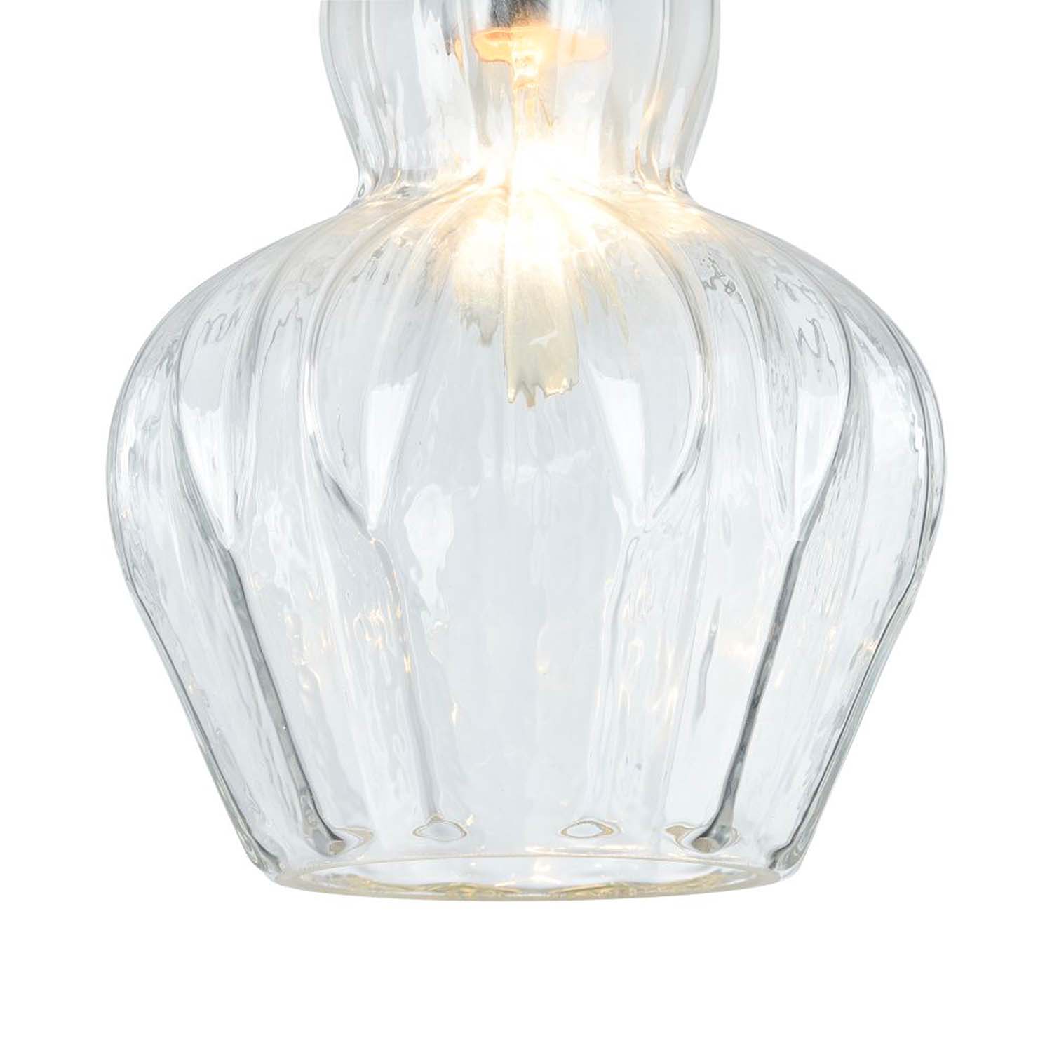 EUSTOMA - Vintage glass chandelier