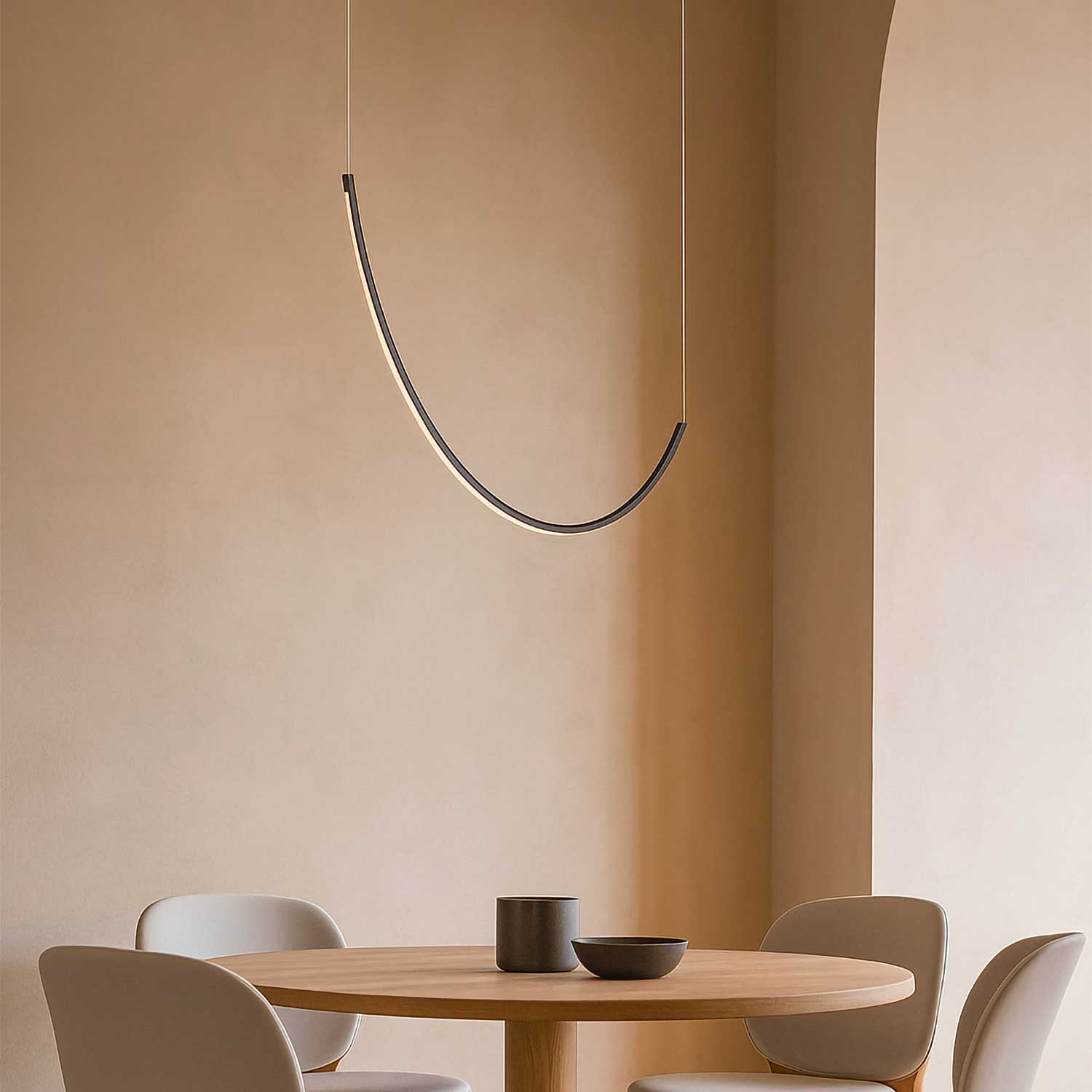 Tauri - Suspension xxl LED pour salle à manger moderne