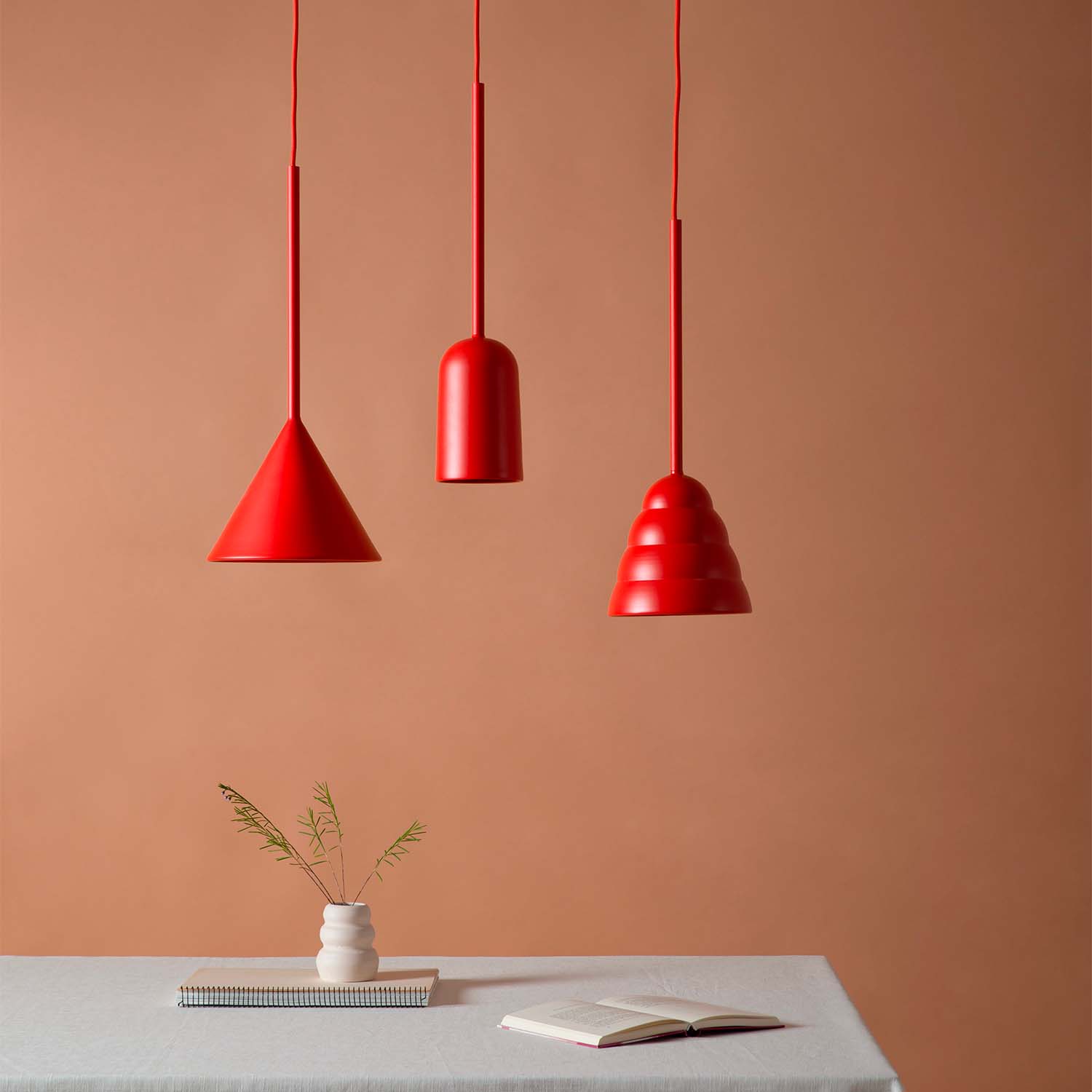 FIGURA CONE - Minimalist designer colorful conical pendant light