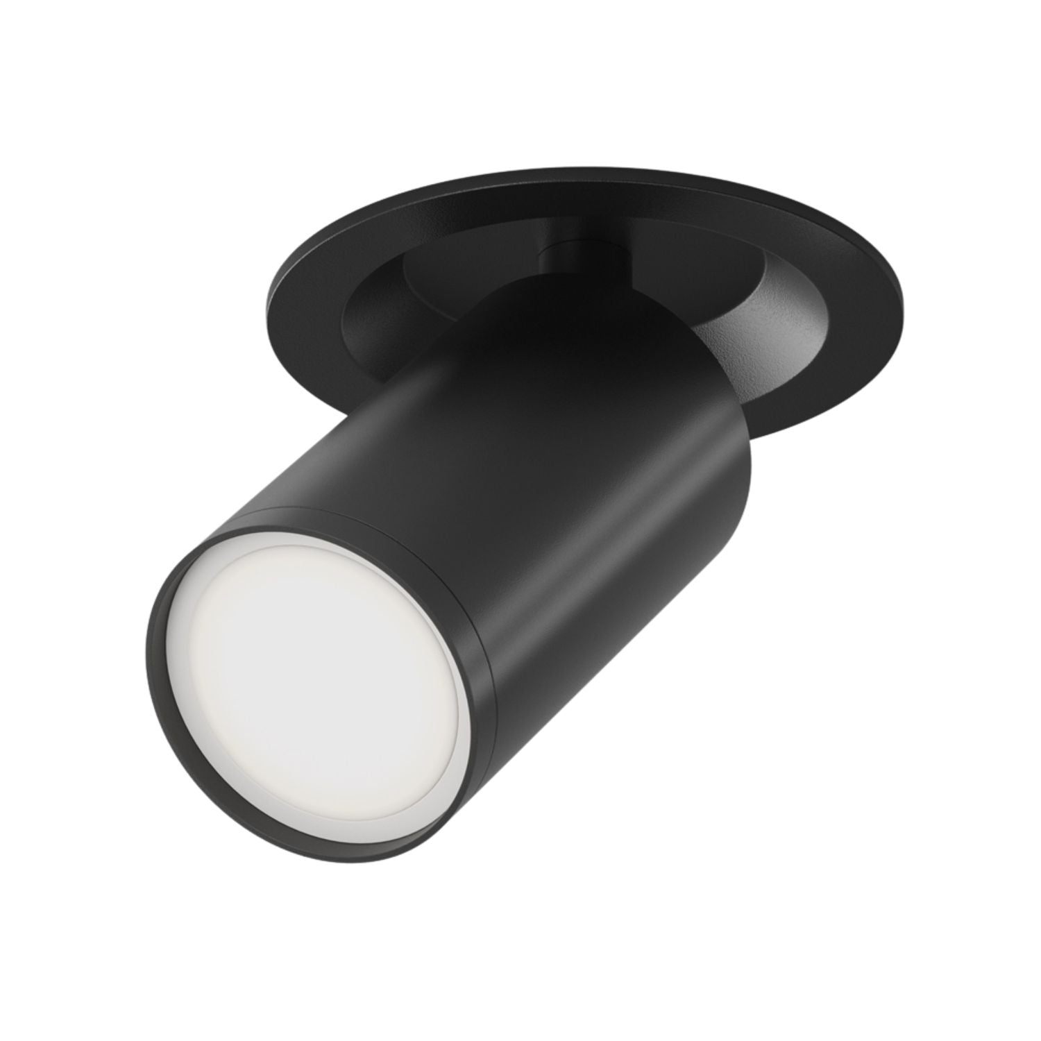 FOCUS S - Adjustable semi-recessed wall spotlight