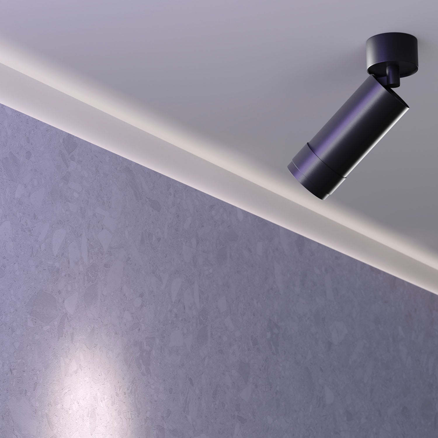 FOCUS ZOOM – Integrierter, verstellbarer LED-Wandstrahler