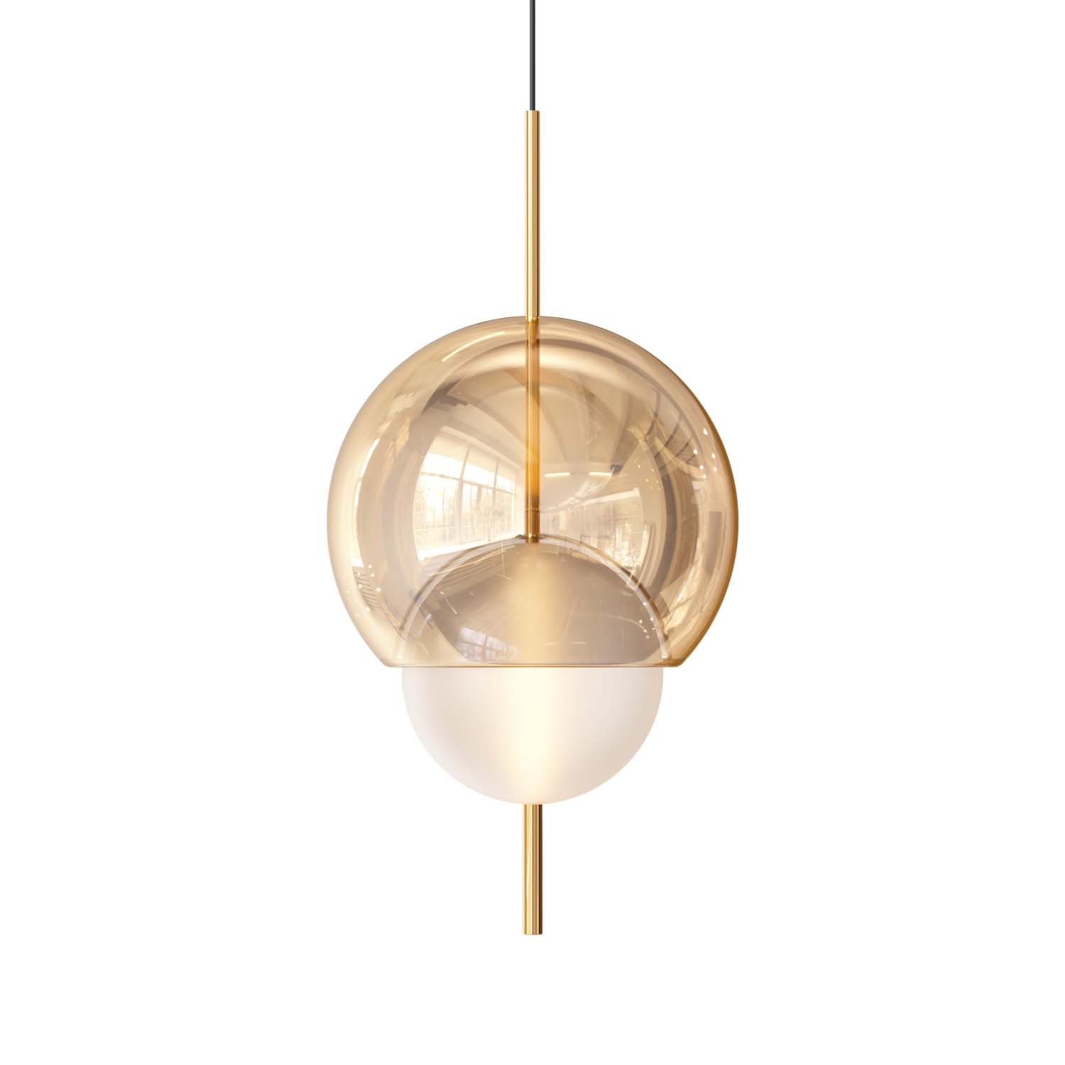 GALILEO - Suspension luxueuse sphère en verre design