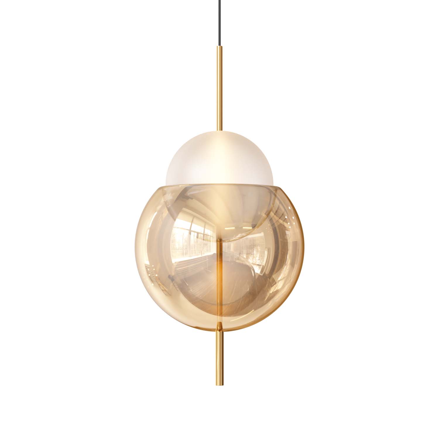 GALILEO - Suspension luxueuse sphère en verre design