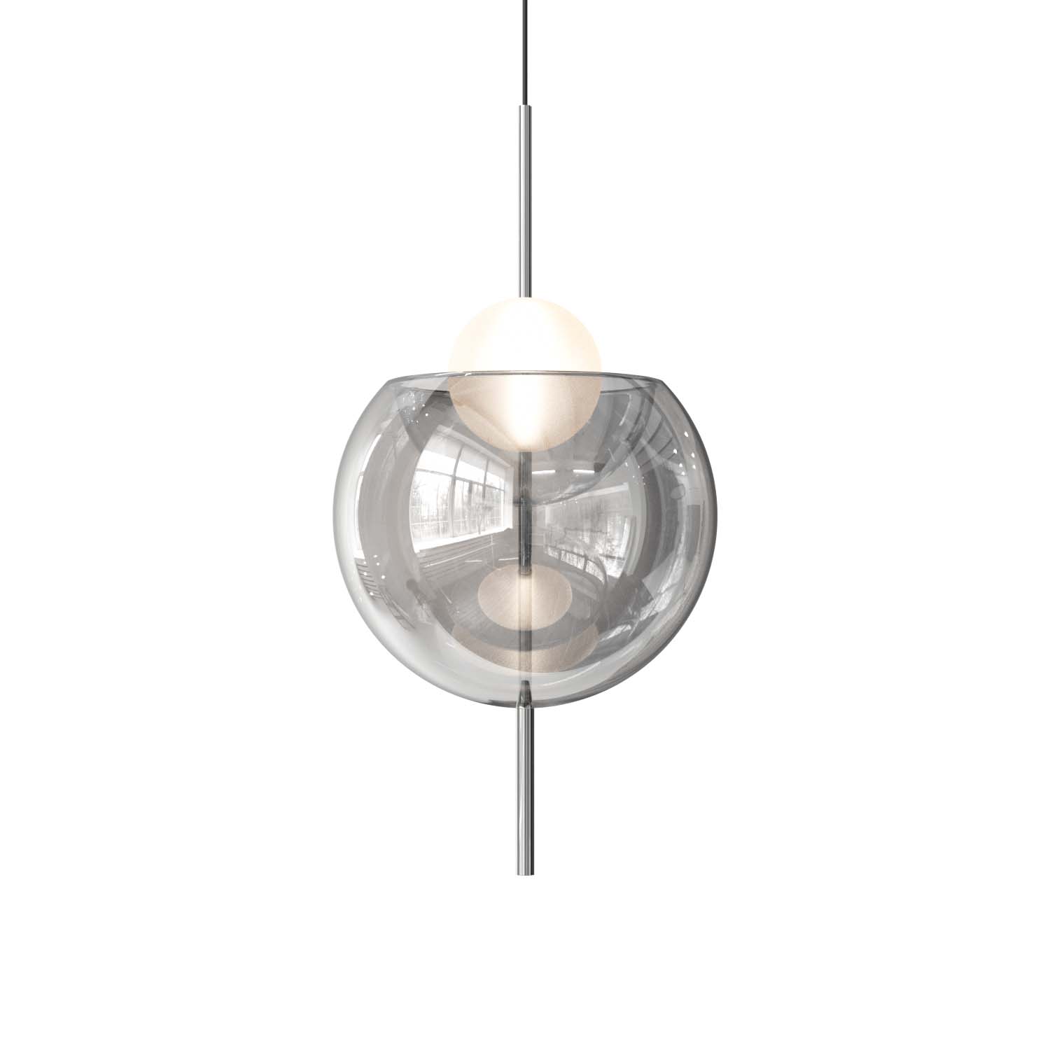 GALILEO - Suspension luxueuse sphère en verre design