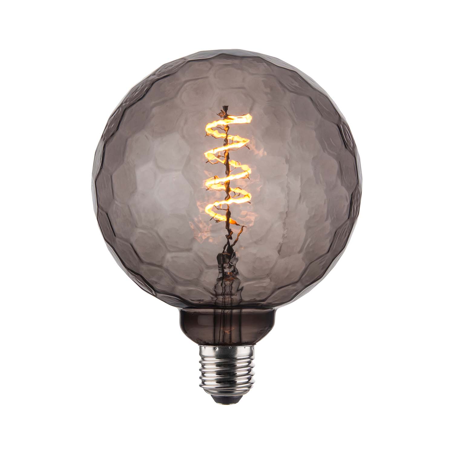Geo - E27 LED-Glühbirne mit Hammerschlageffekt