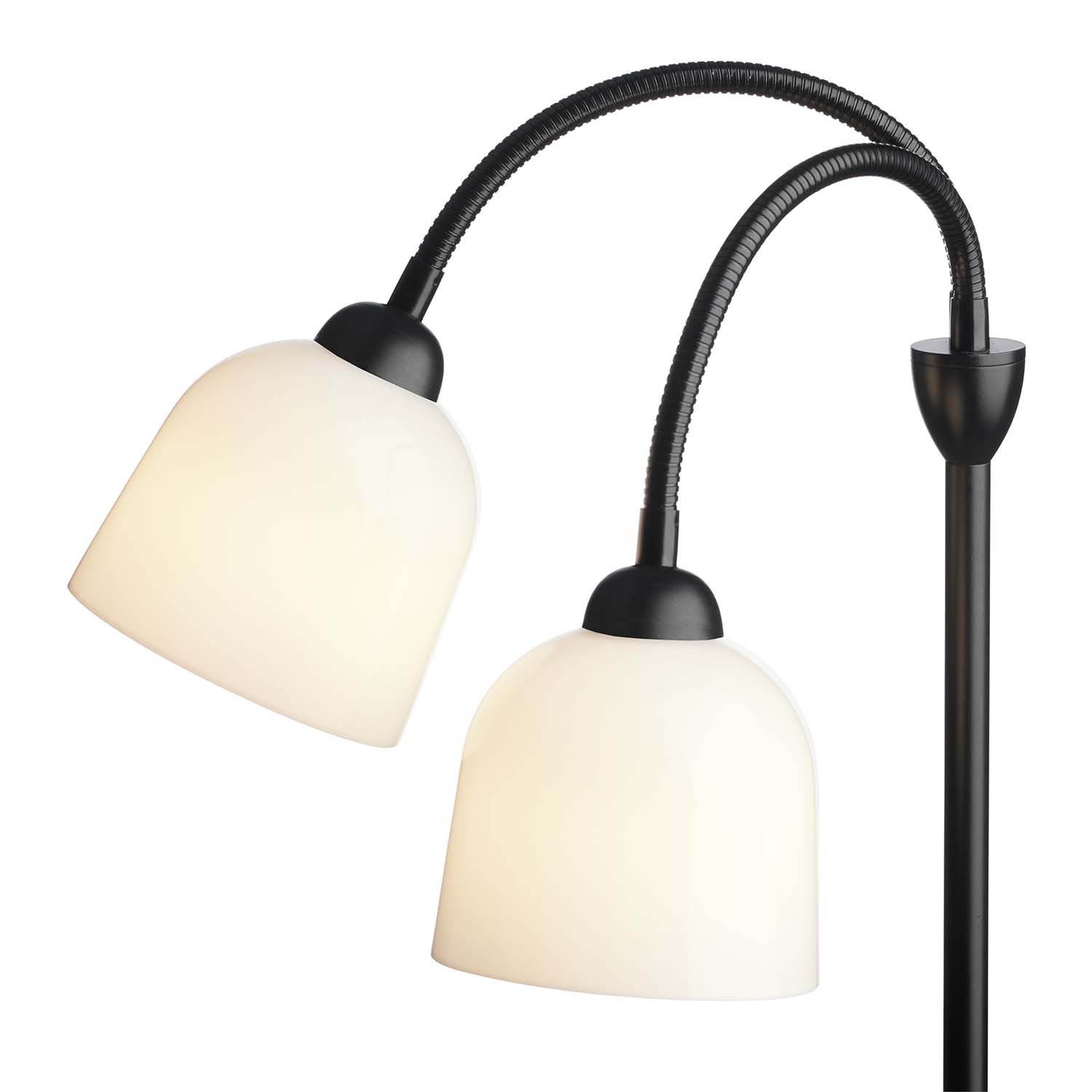 GLOW - Lampadaire sur pied salon vintage noir et blanc