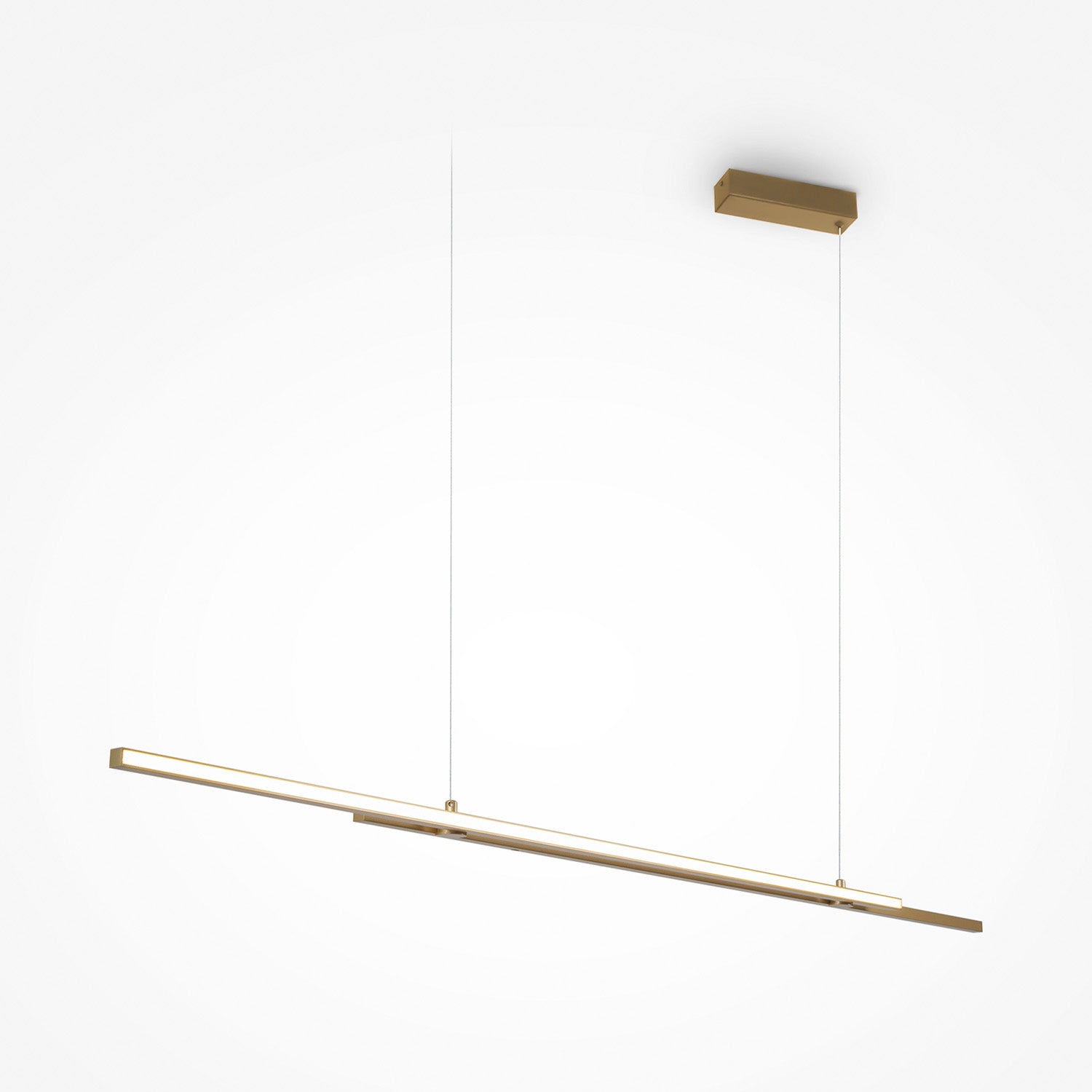 HALO - Long integrated LED pendant light with side lighting