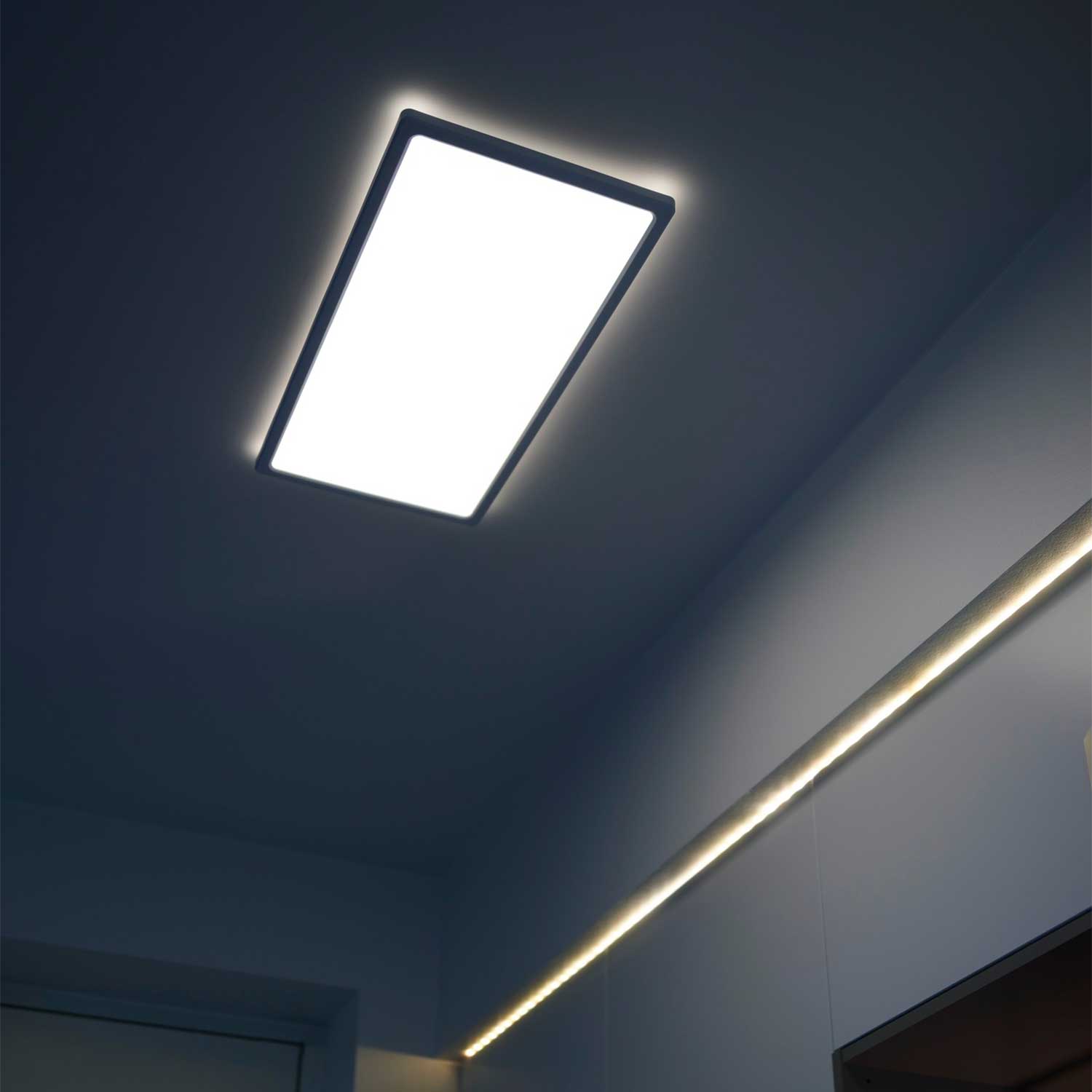 Harlow - Plafonnier LED connecté dimmable étanche IP54