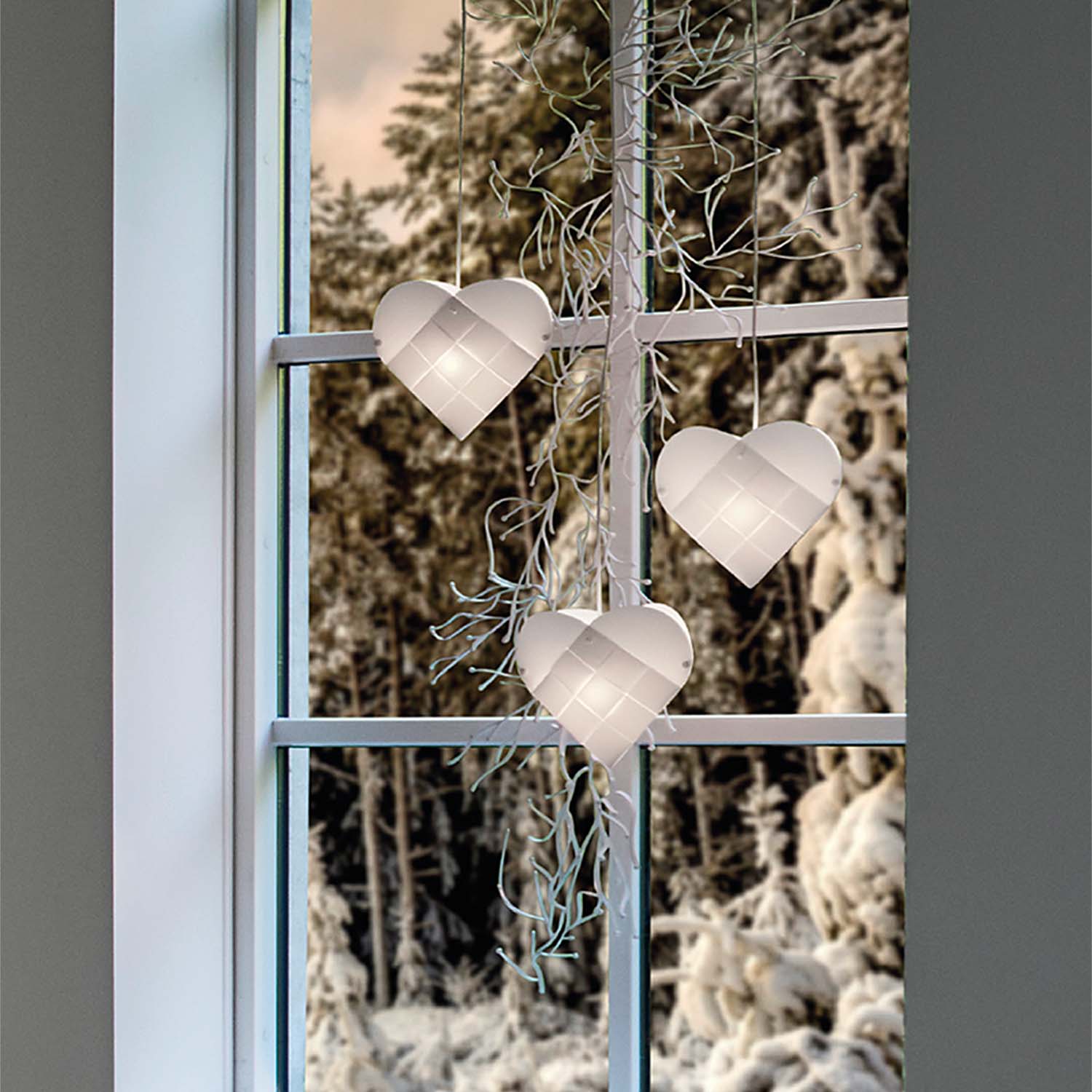 LE KLINT HEART LIGHT Christmas pendant heart-shaped handmade