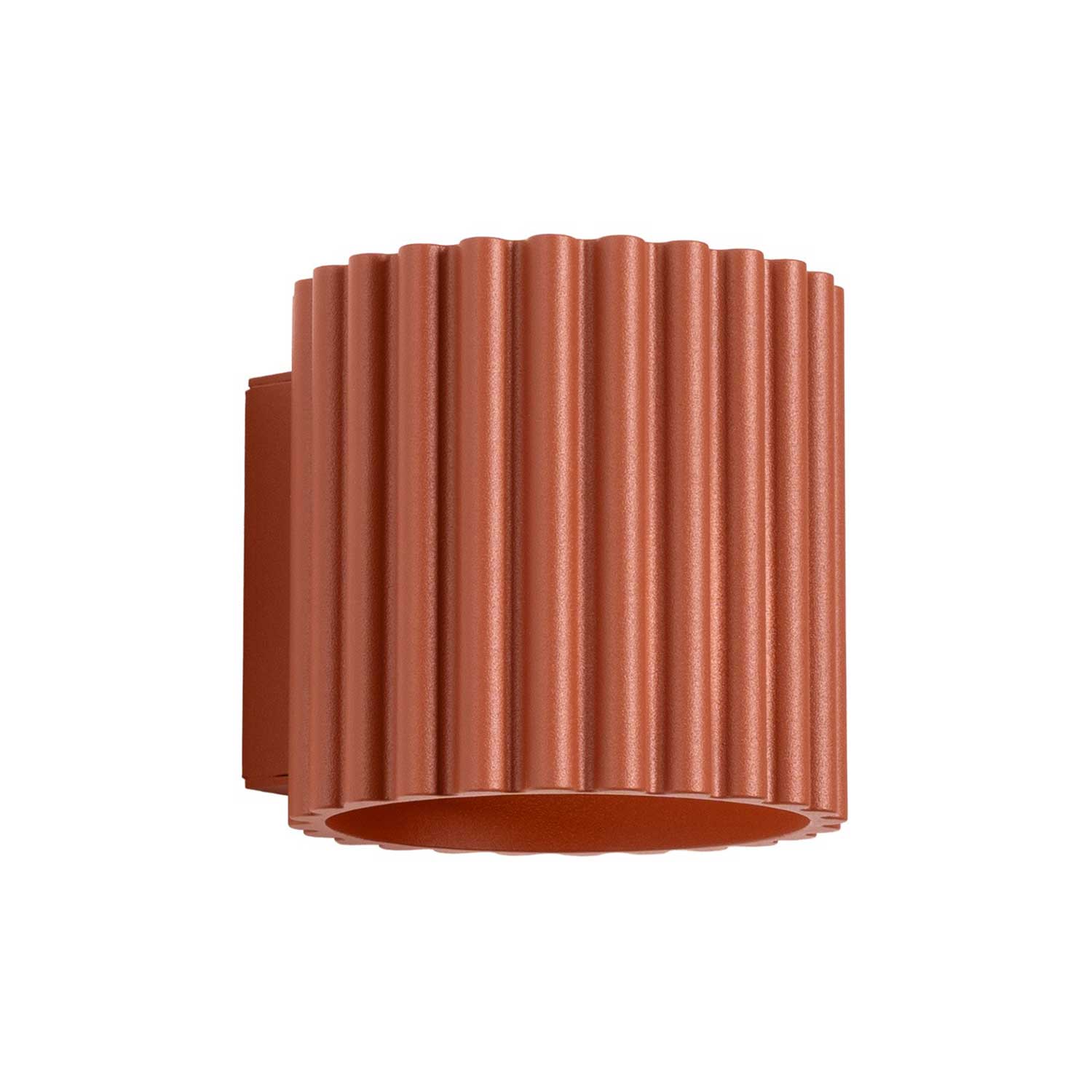Heze – Geriffelte Wandleuchte aus Stahl für moderne Wohnzimmer