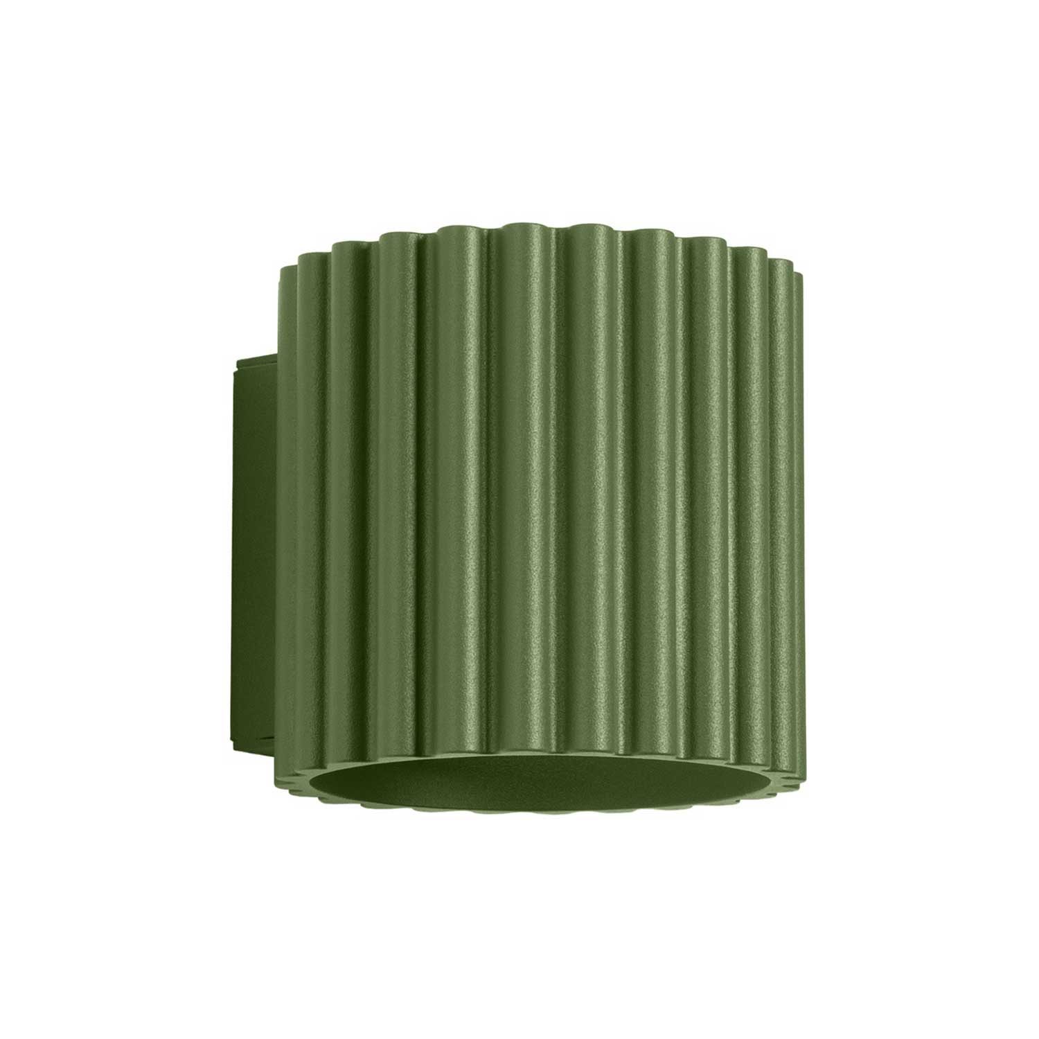 Heze – Geriffelte Wandleuchte aus Stahl für moderne Wohnzimmer