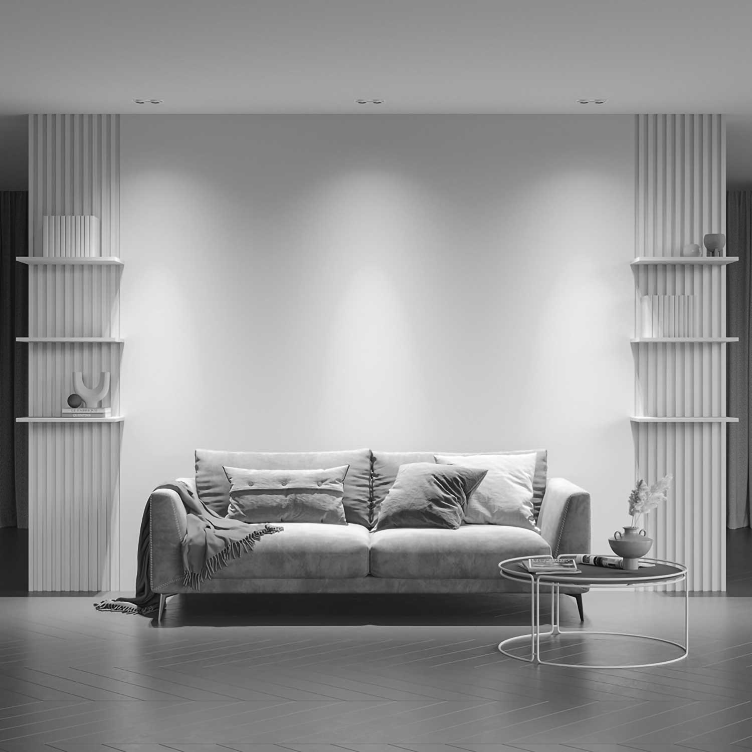 Hidden - Spot en saillie LED orientable et rétractable