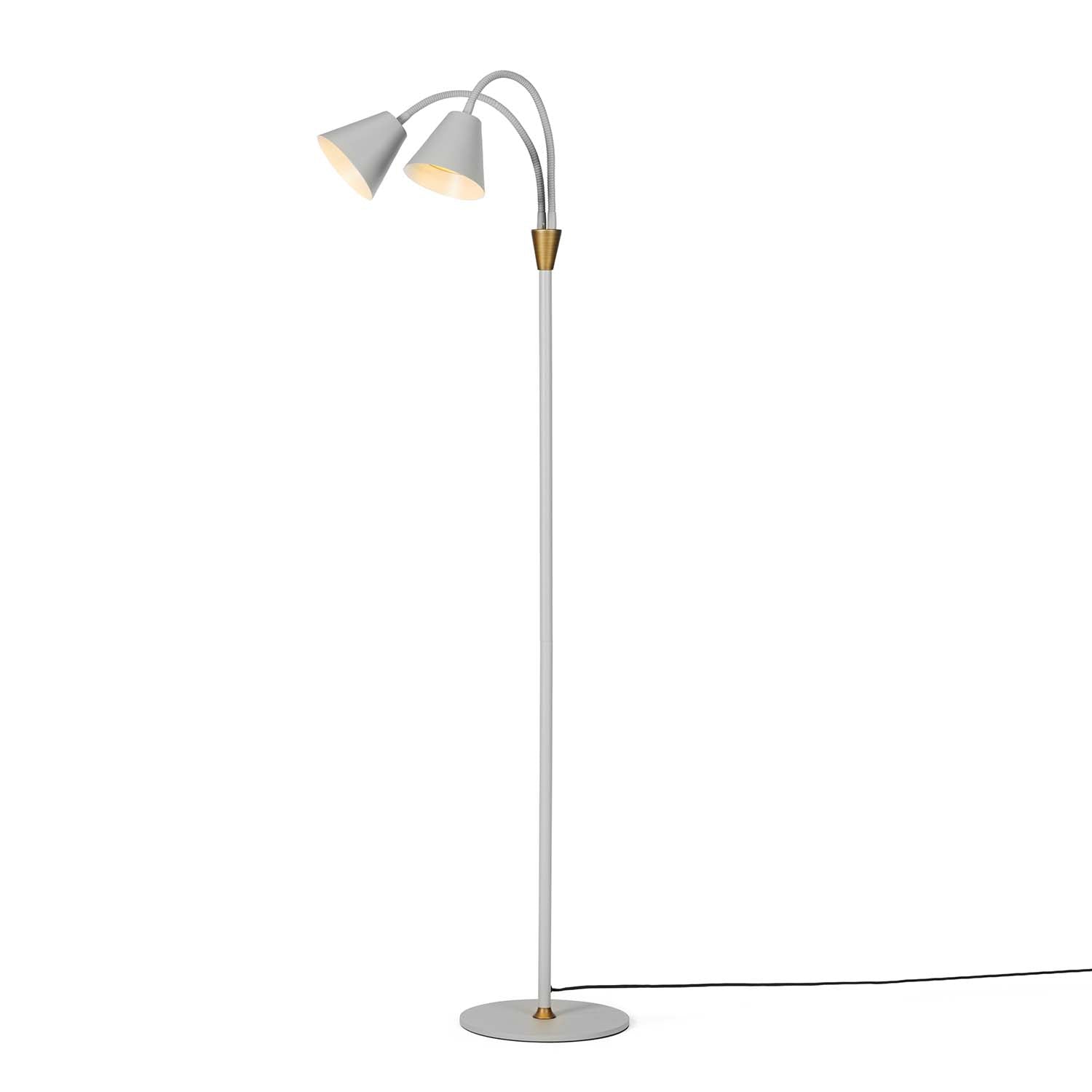 HYGGE – Vintage-Stehlampe mit doppeltem Lampenschirm