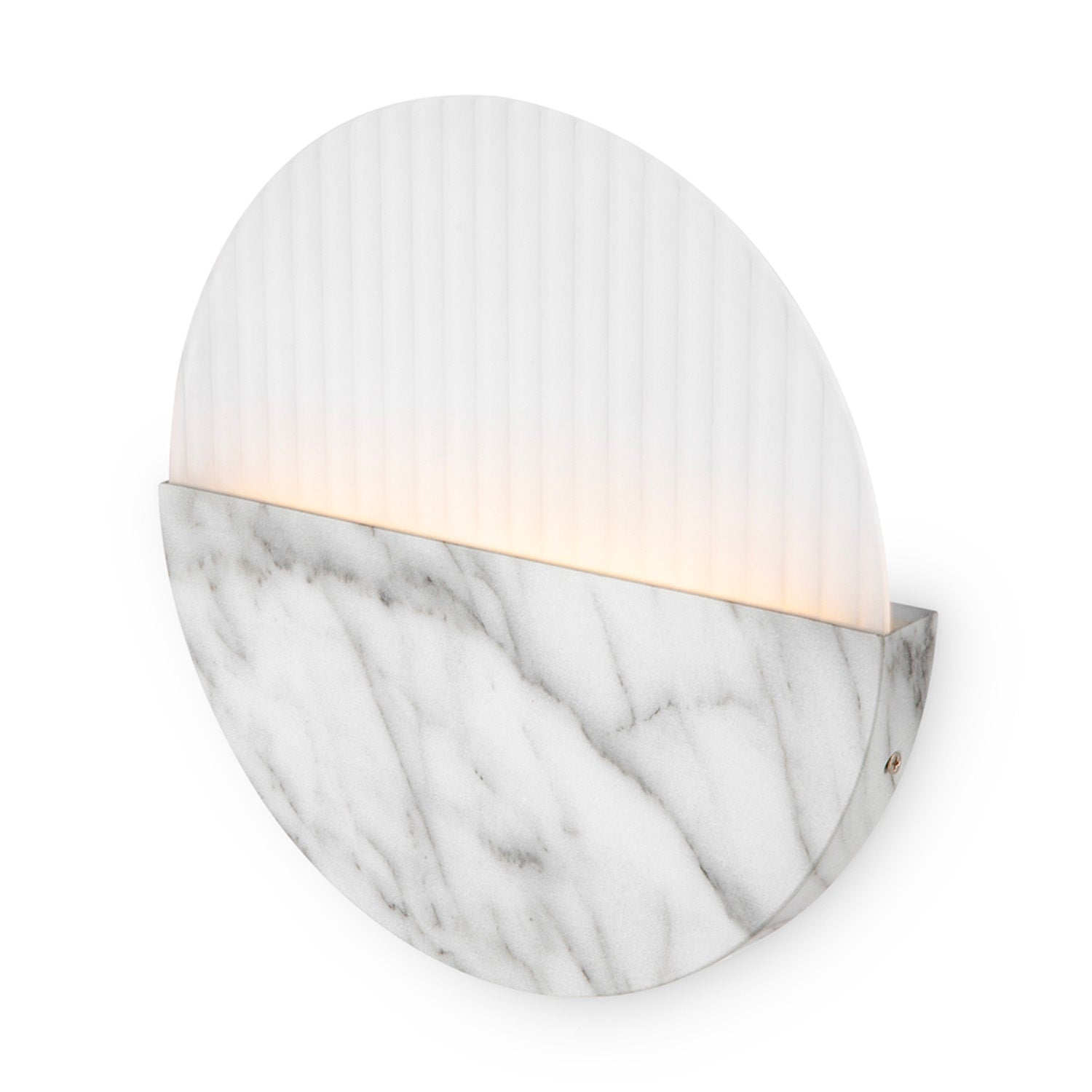 JUPITER - Applique murale circulaire effet marbre LED intégrée
