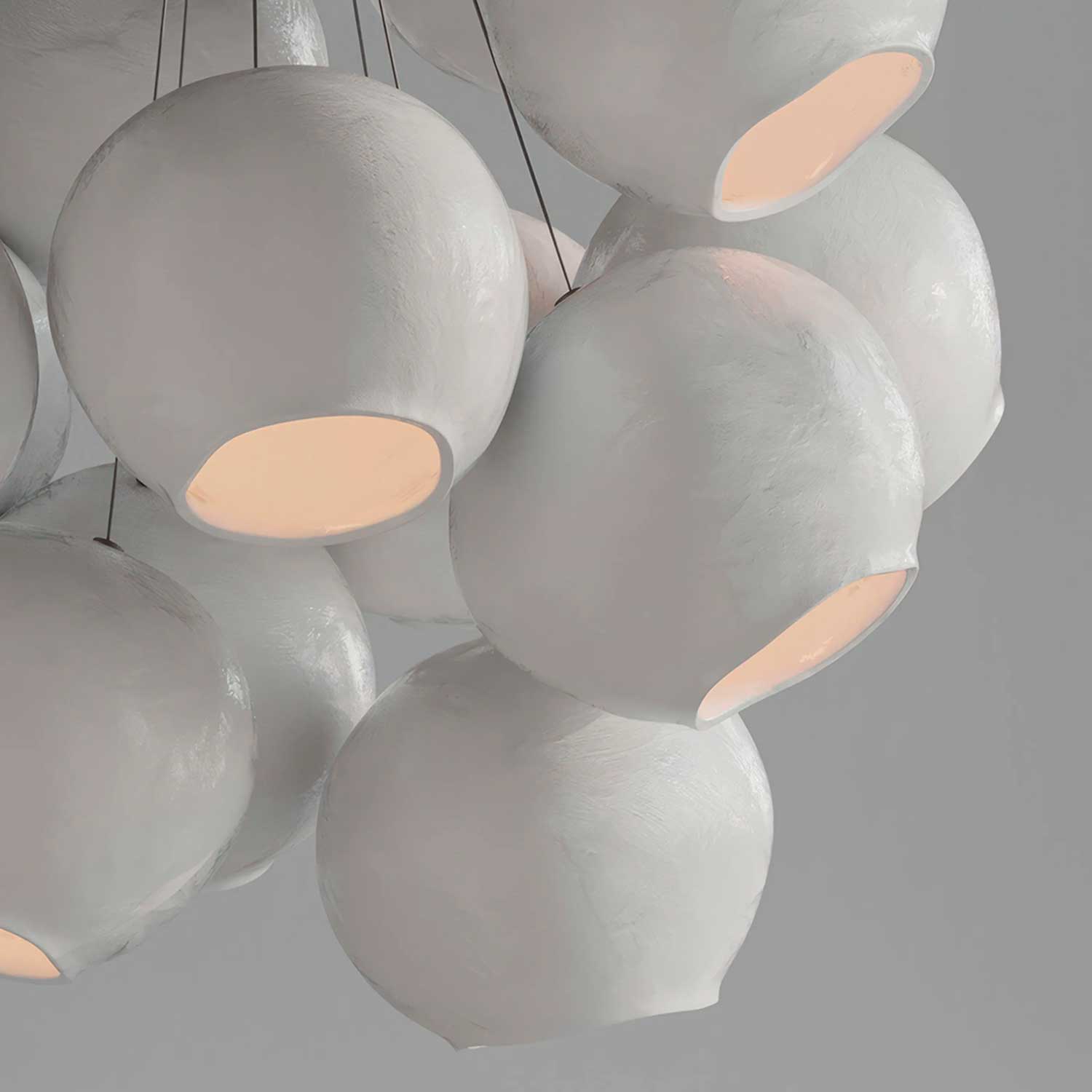 KALYNA - Ceramic ball chandelier for living room