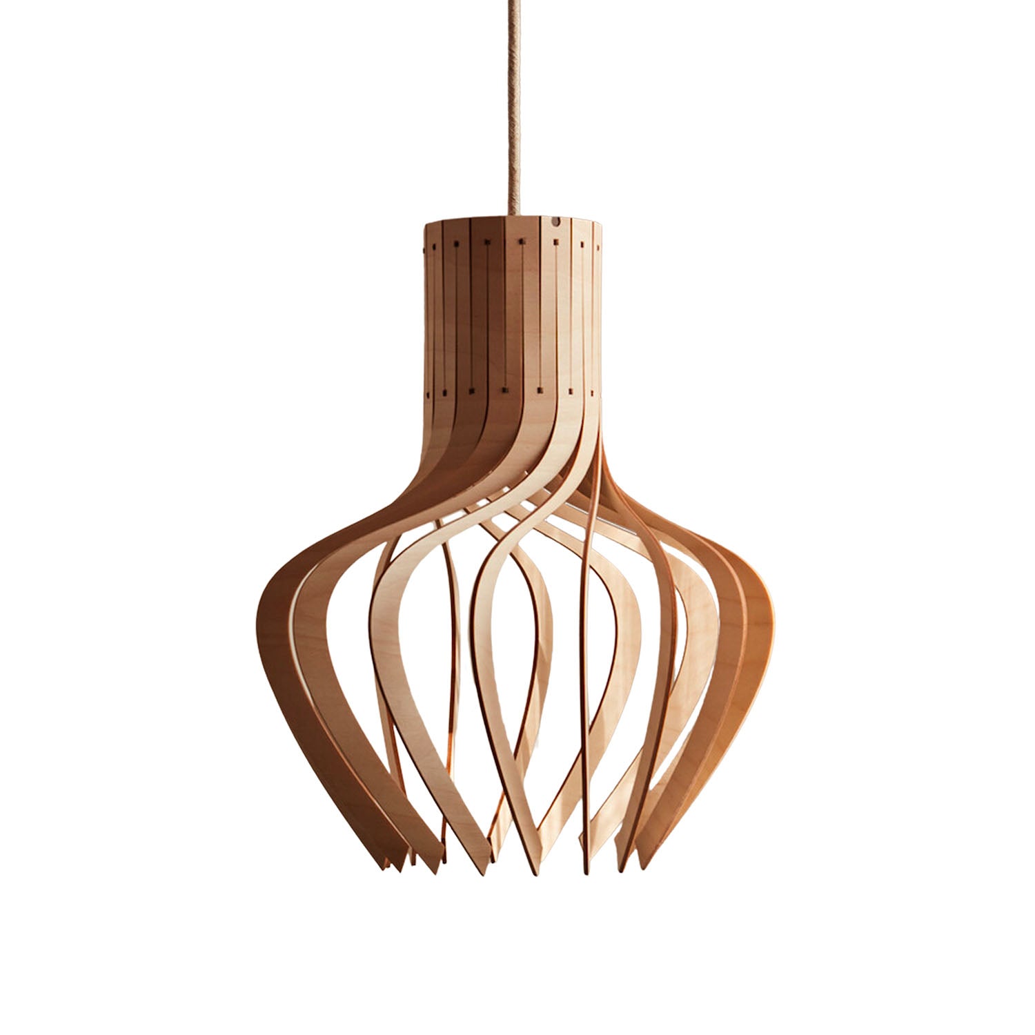 KAPUTAFUNAT - Handcrafted designer wooden pendant light