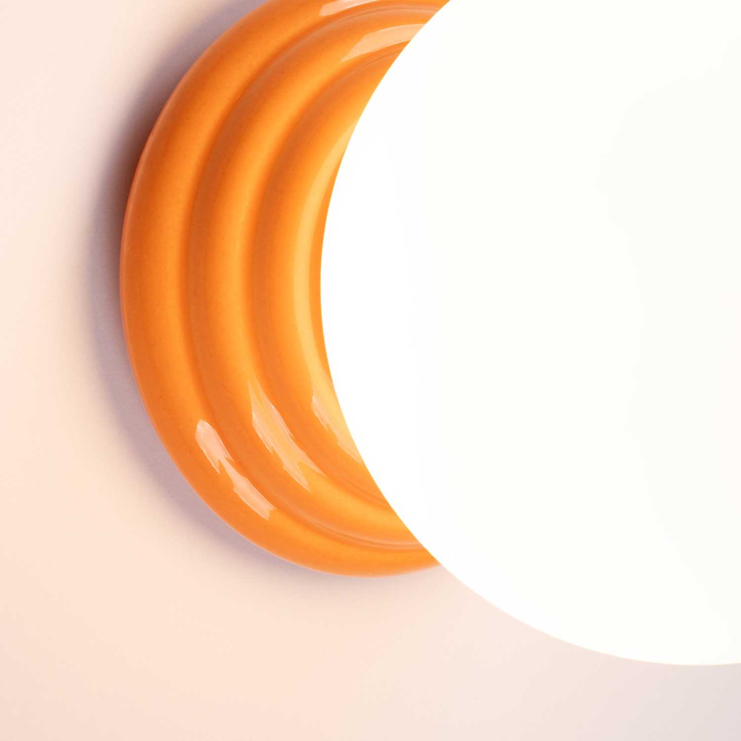 Kied - Applique murale colorée boule en verre IP44