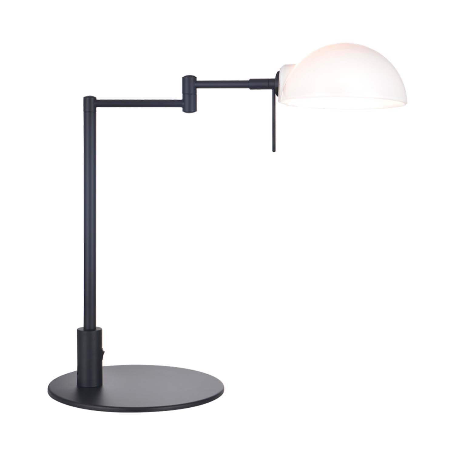 KJOBENHAVN - Lampe de bureau en métal noir articulée