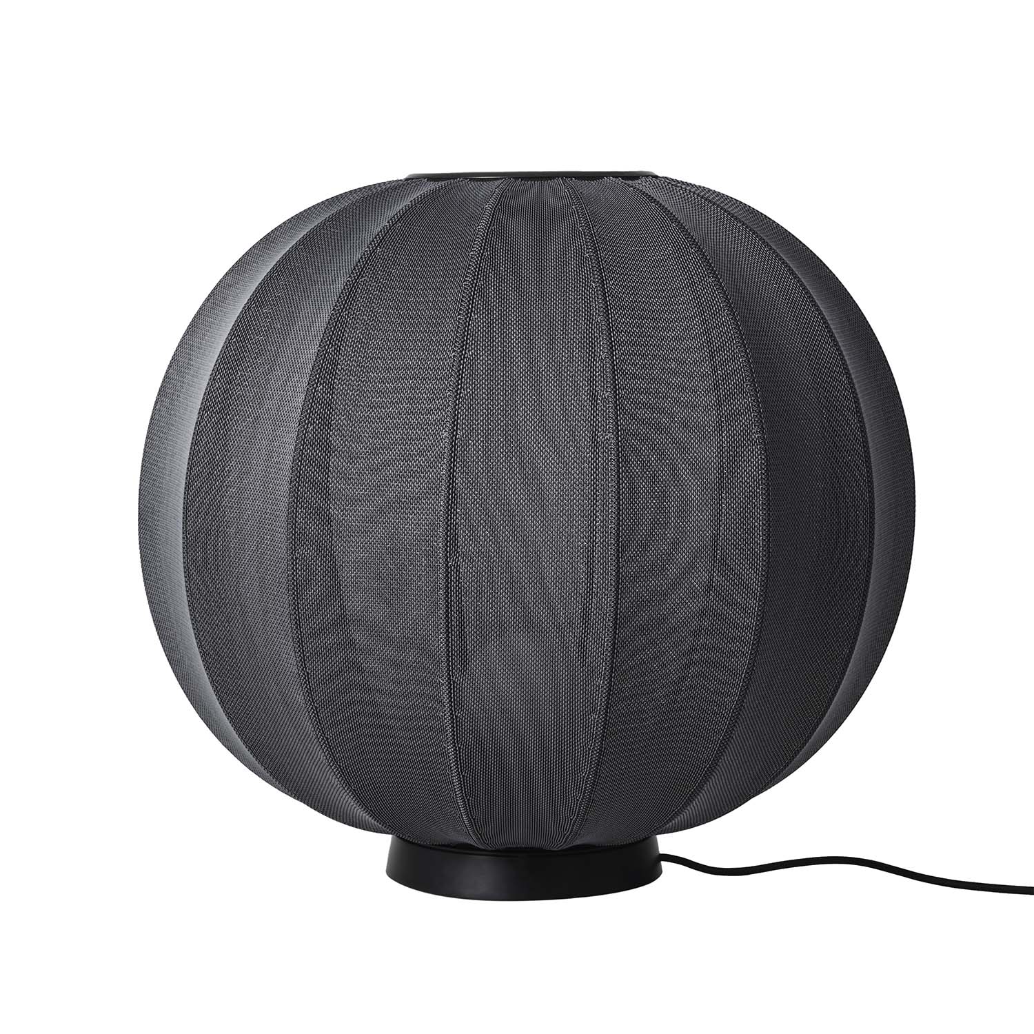 MADE BY HAND KNIT-WIT table lamp ball in Japandi fabric