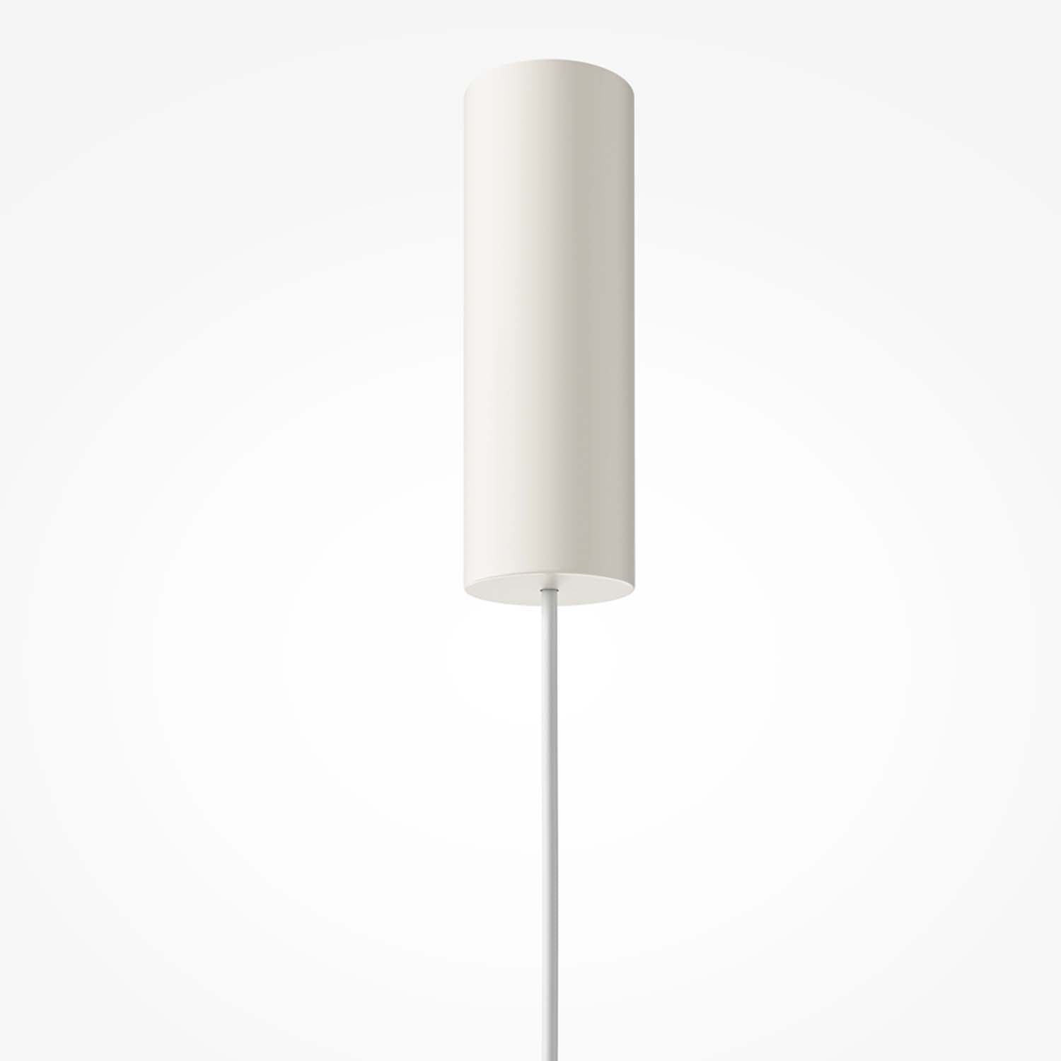 KYOTO - Suspension chic en verre opaque blanc LED intégrée