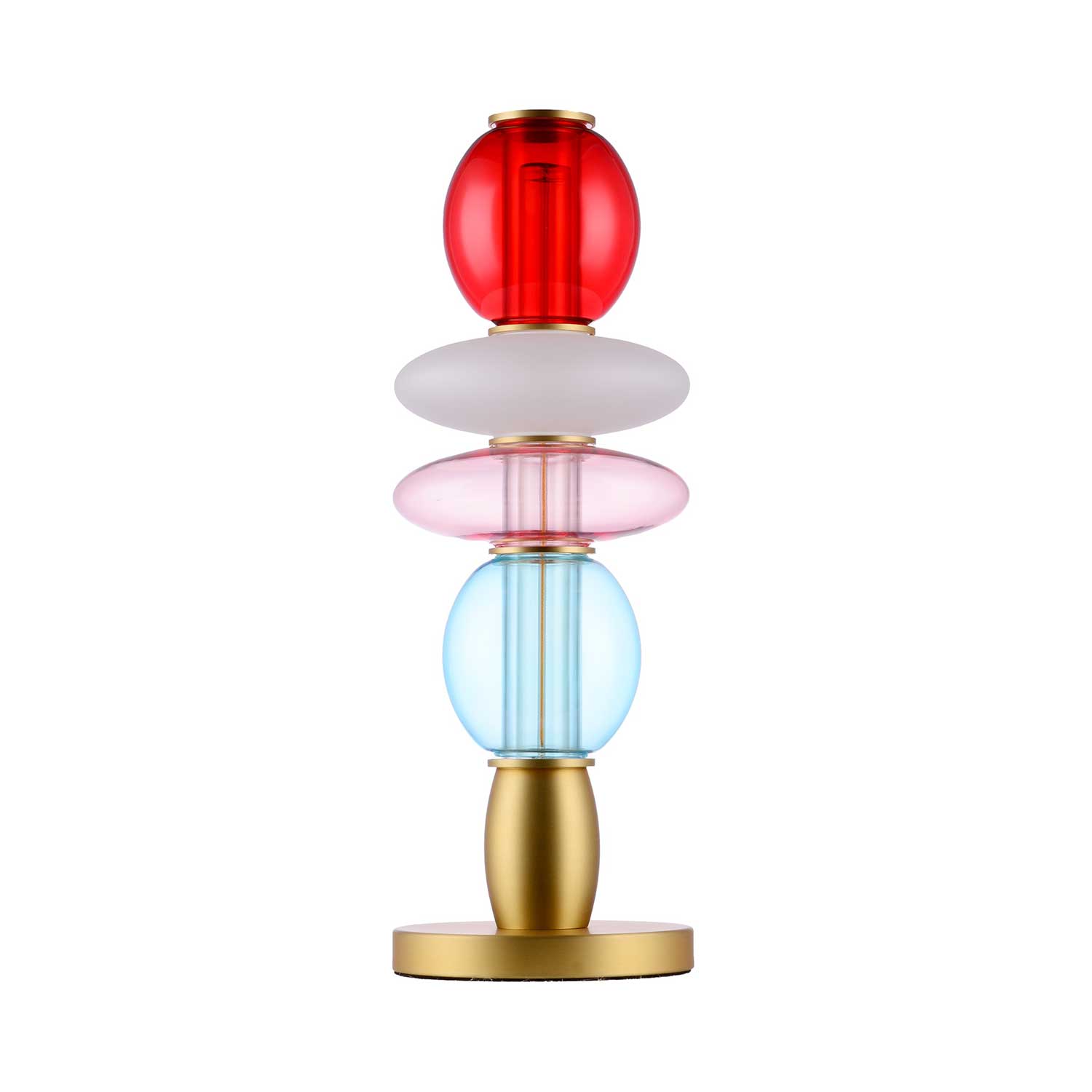 Léonor - Lampe de salon LED en verre design coloré