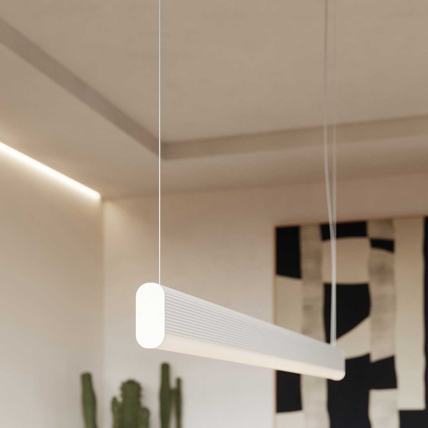 Librae - Suspension LED contemporaine pour bureaux