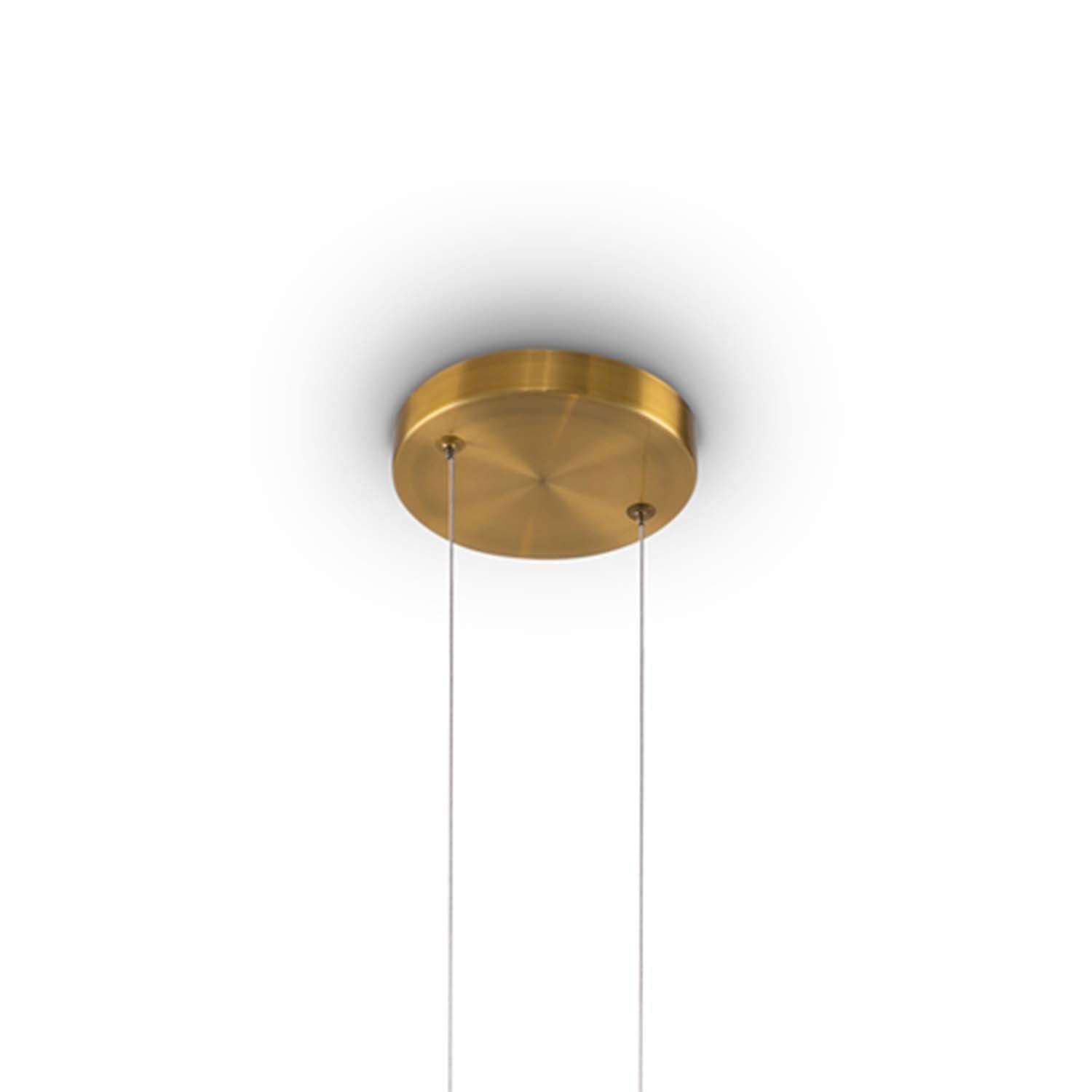 LUNARE - Suspension chic dorée design LED intégrée 3000K