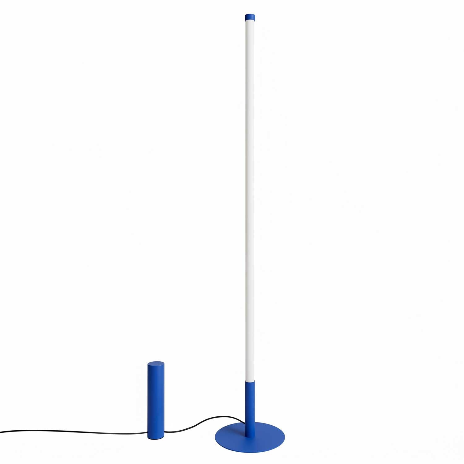 Lynx - Lampadaire tube LED design et acier coloré moderne