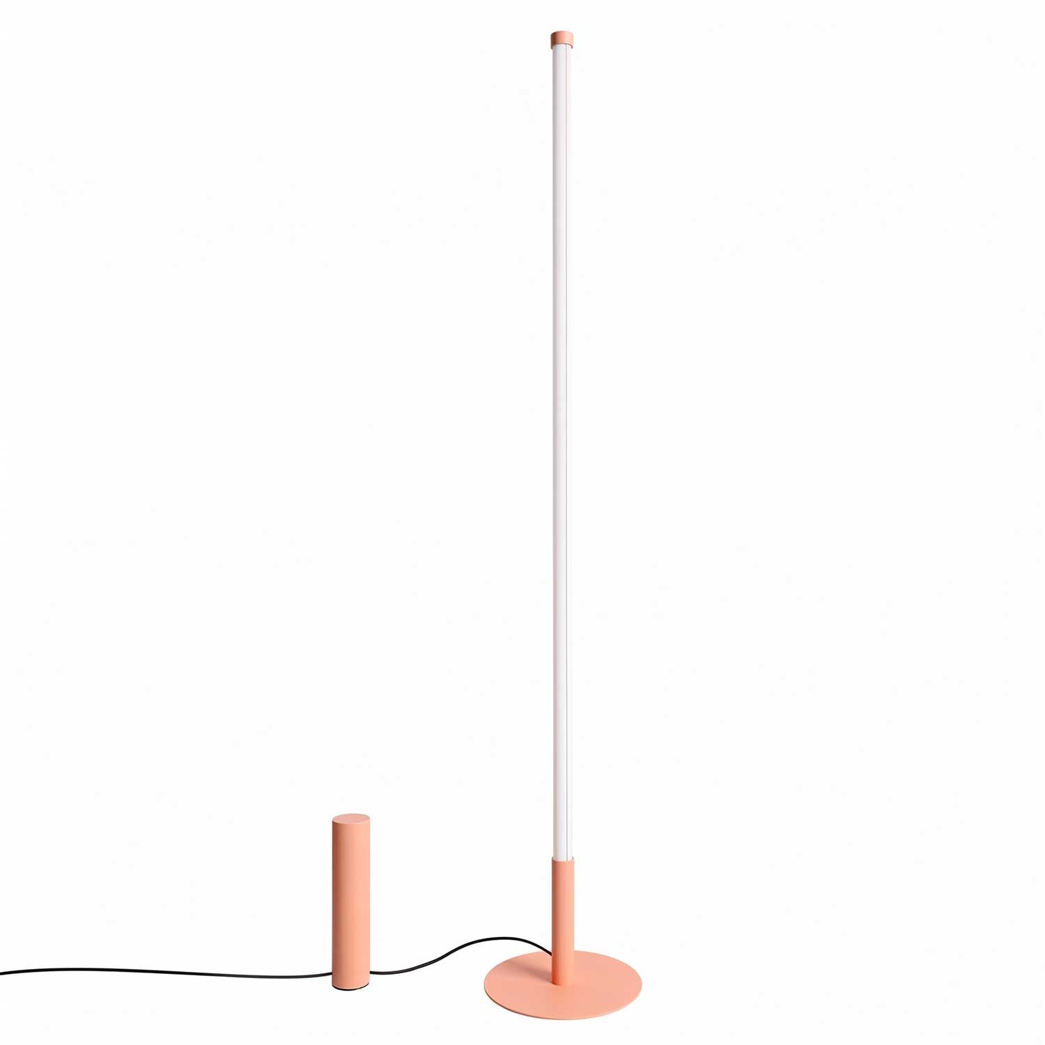 Lynx - Lampadaire tube LED design et acier coloré moderne