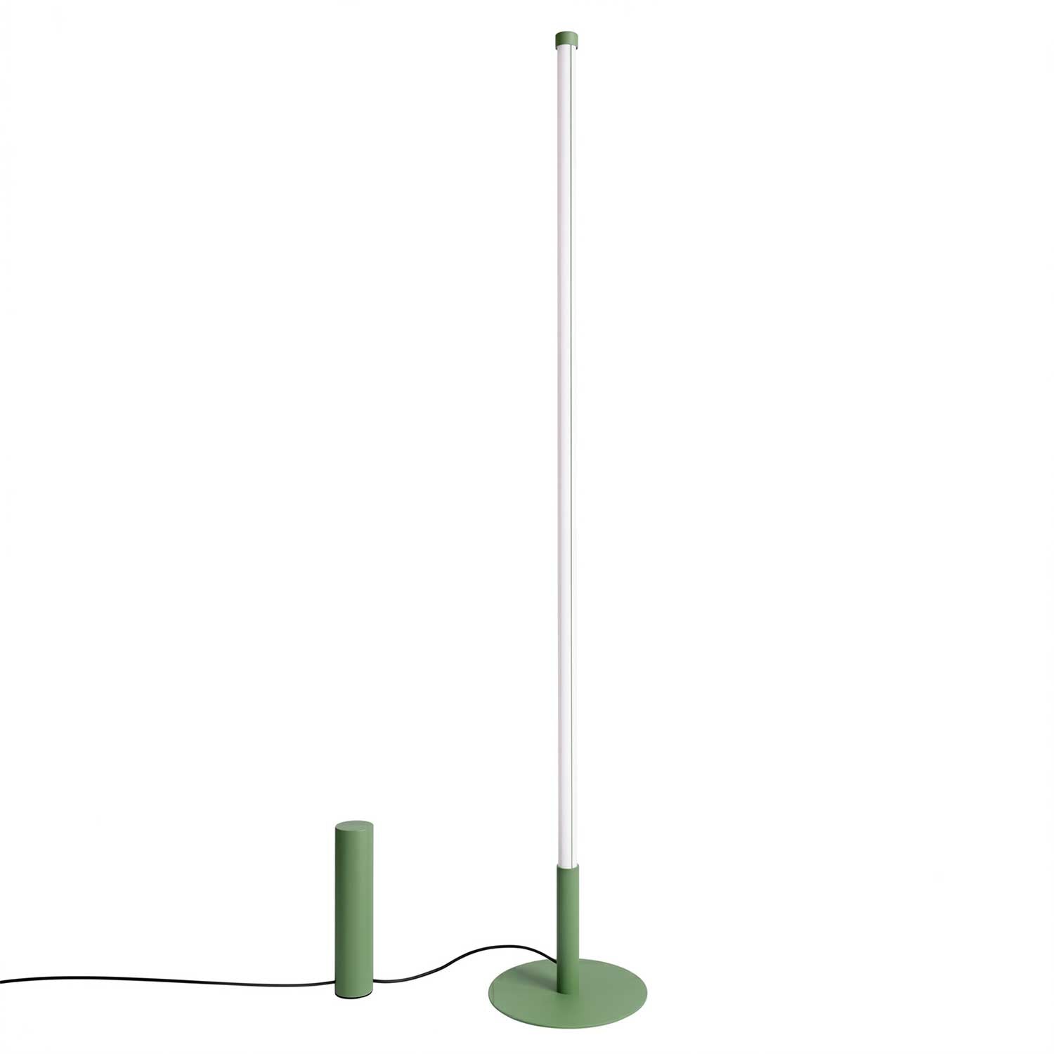 Lynx - Lampadaire tube LED design et acier coloré moderne
