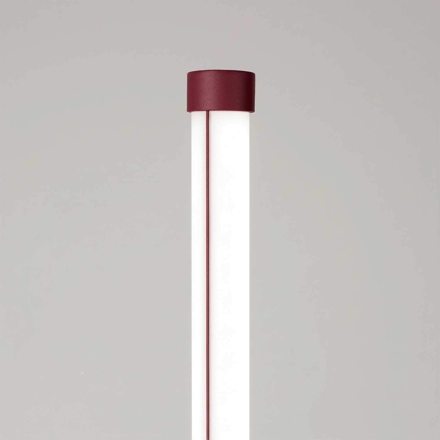 Lynx - Lampadaire tube LED design et acier coloré moderne