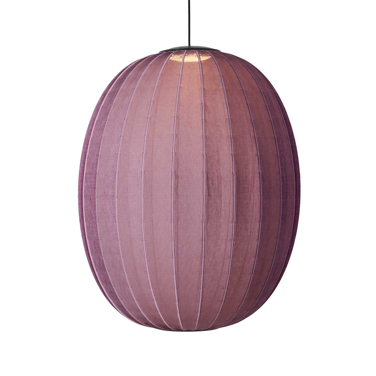 Knit-Wit LED High - Suspension LED design en tissu pour salon