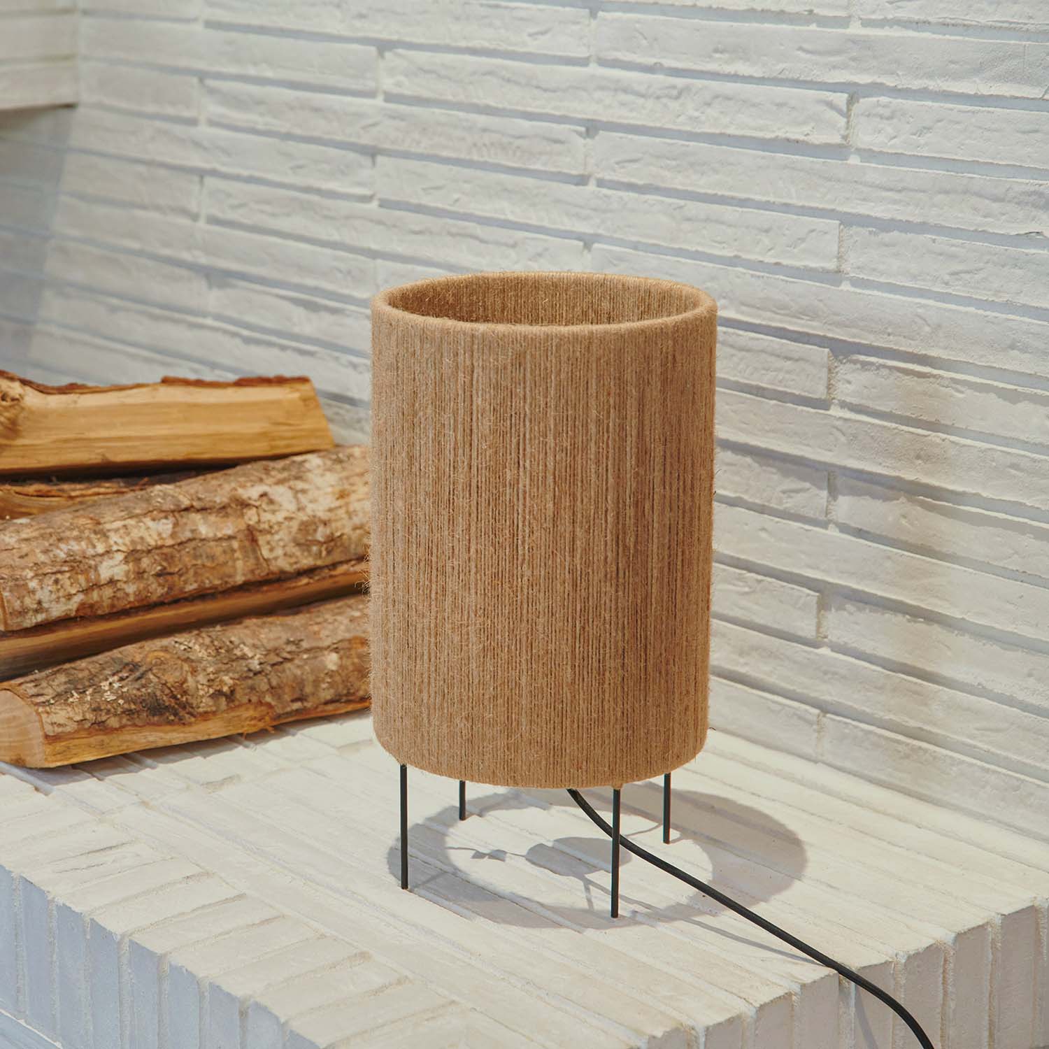 RO - Jute Yarn Table Lamp for Bohemian Bedroom