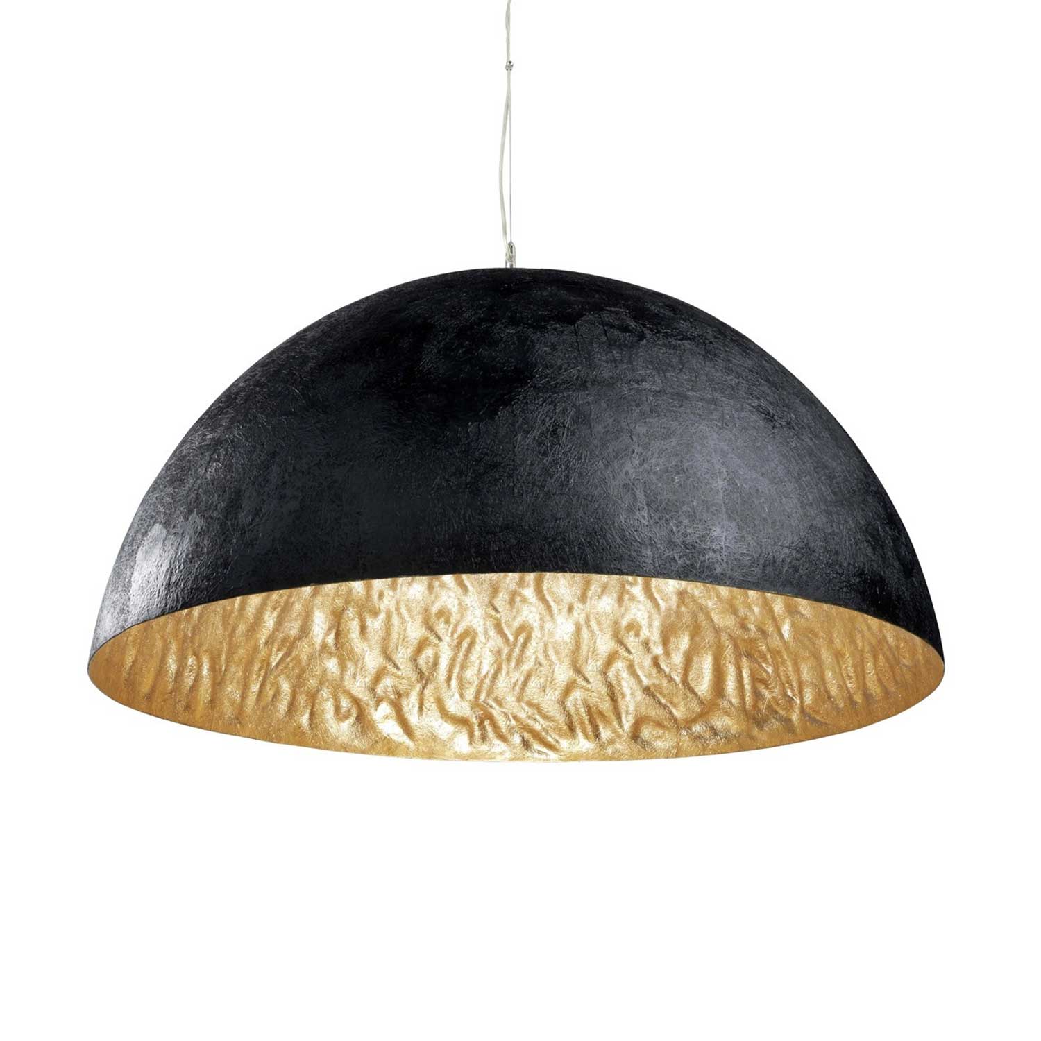 Magma - Large black and gold pendant light for dining room