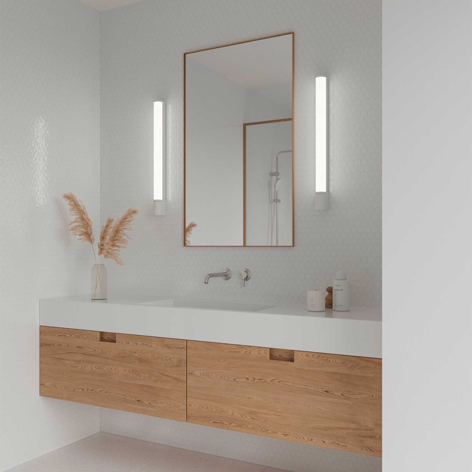 Malaika - Applique murale tube LED pour salle de bain