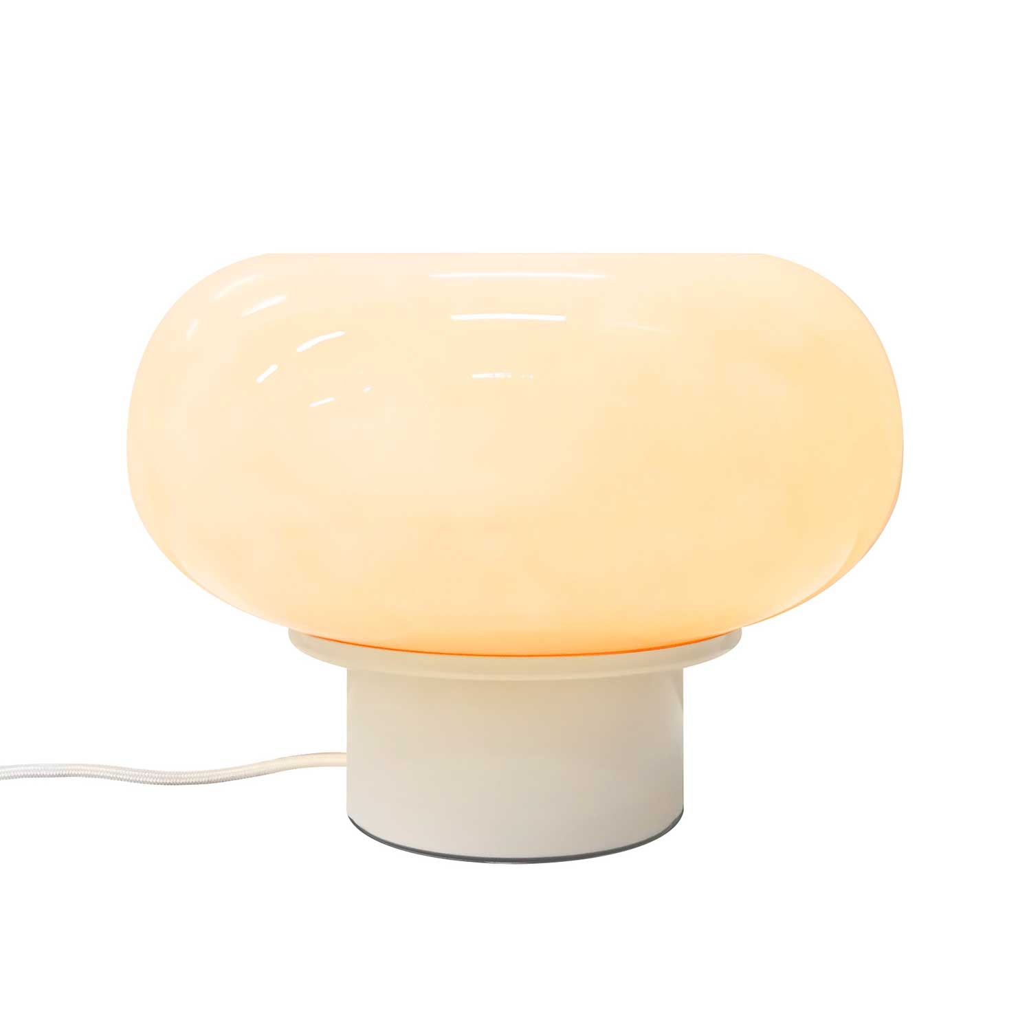 Malti - Lampe à poser beige design pour salon moderne