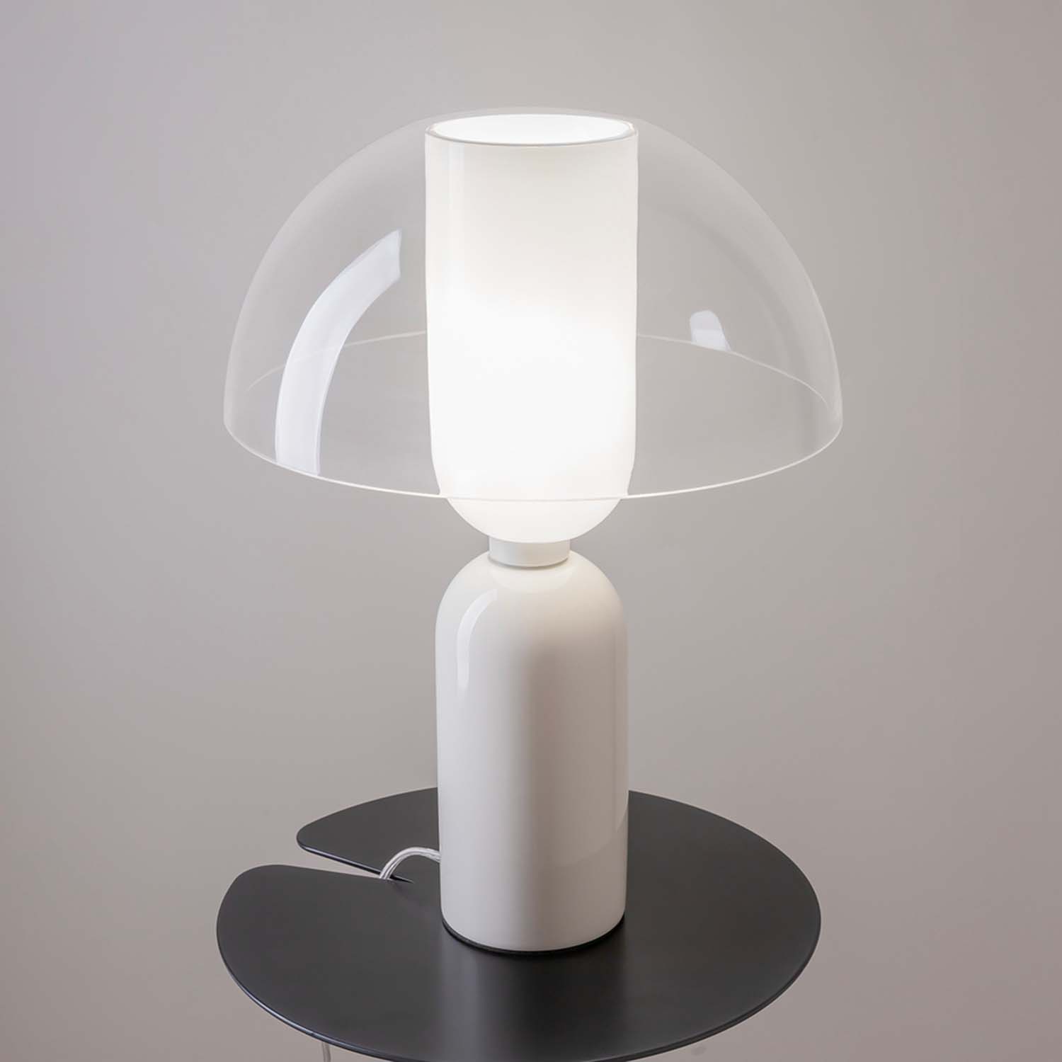 MEMORY - White ceramic bedside lamp